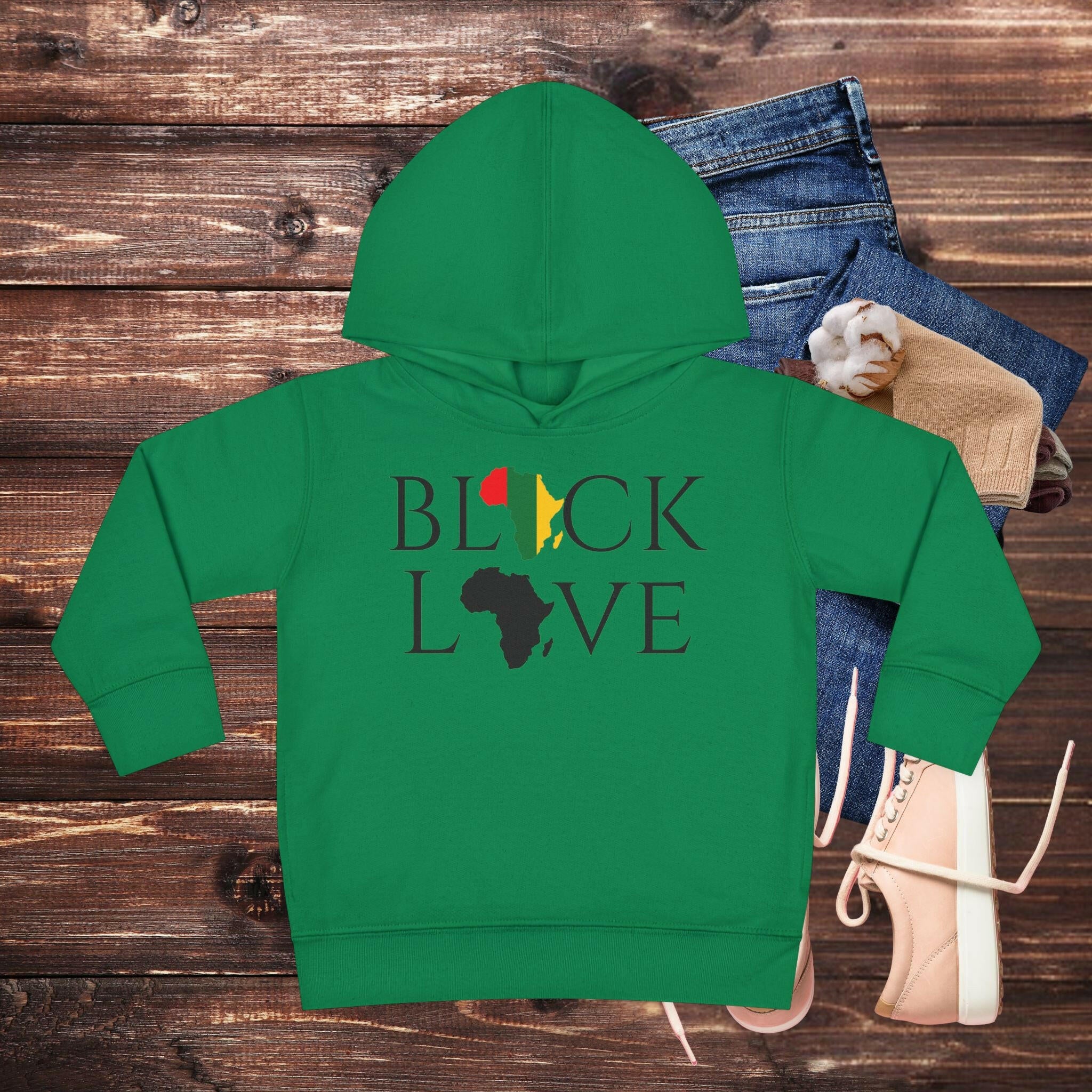 'Black Love' Toddler Hoodie - MKCM Modern Designs