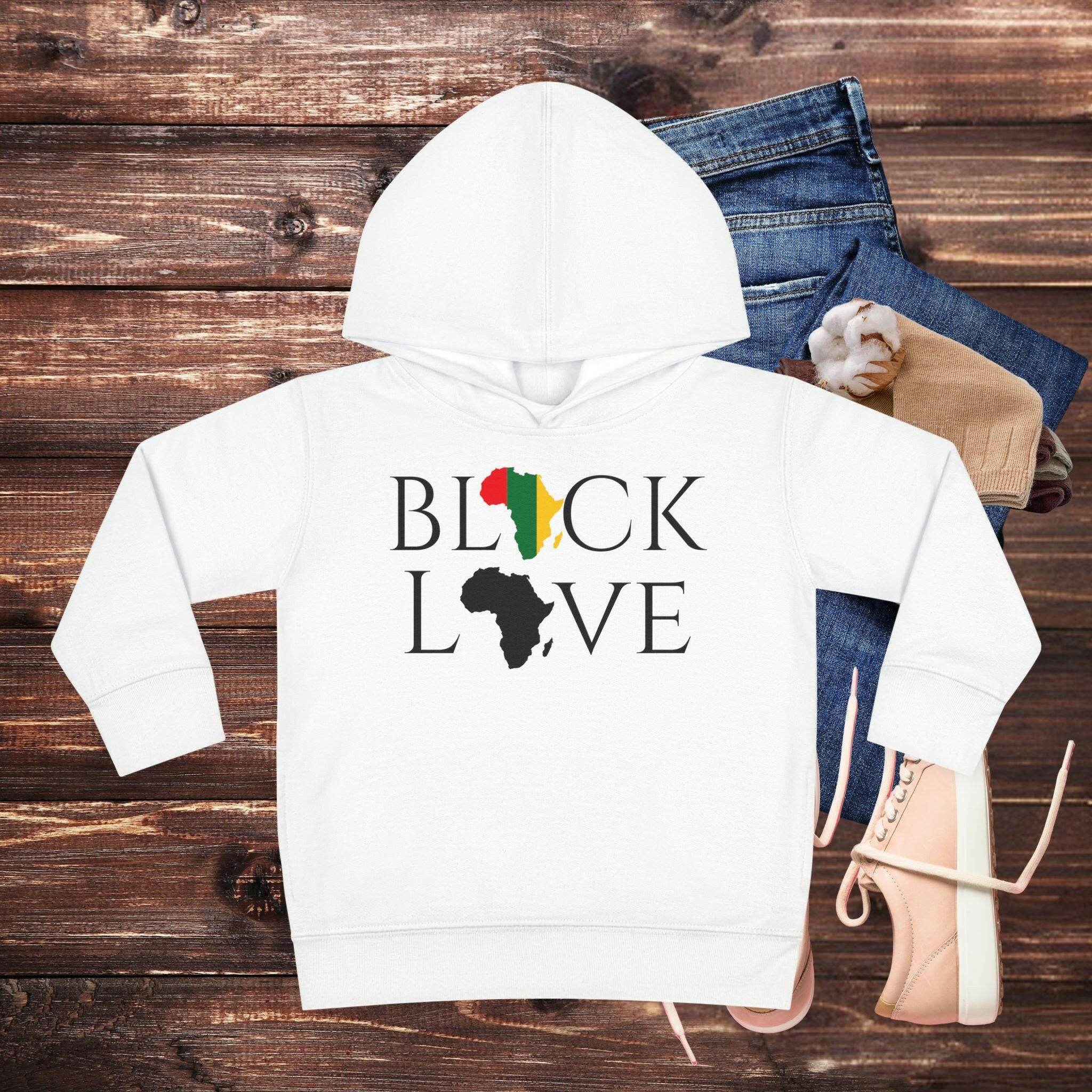 'Black Love' Toddler Hoodie - MKCM Modern Designs