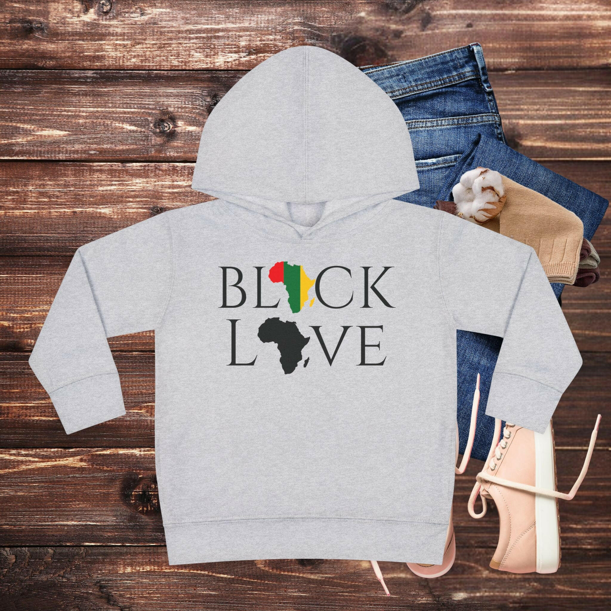 'Black Love' Toddler Hoodie - MKCM Modern Designs