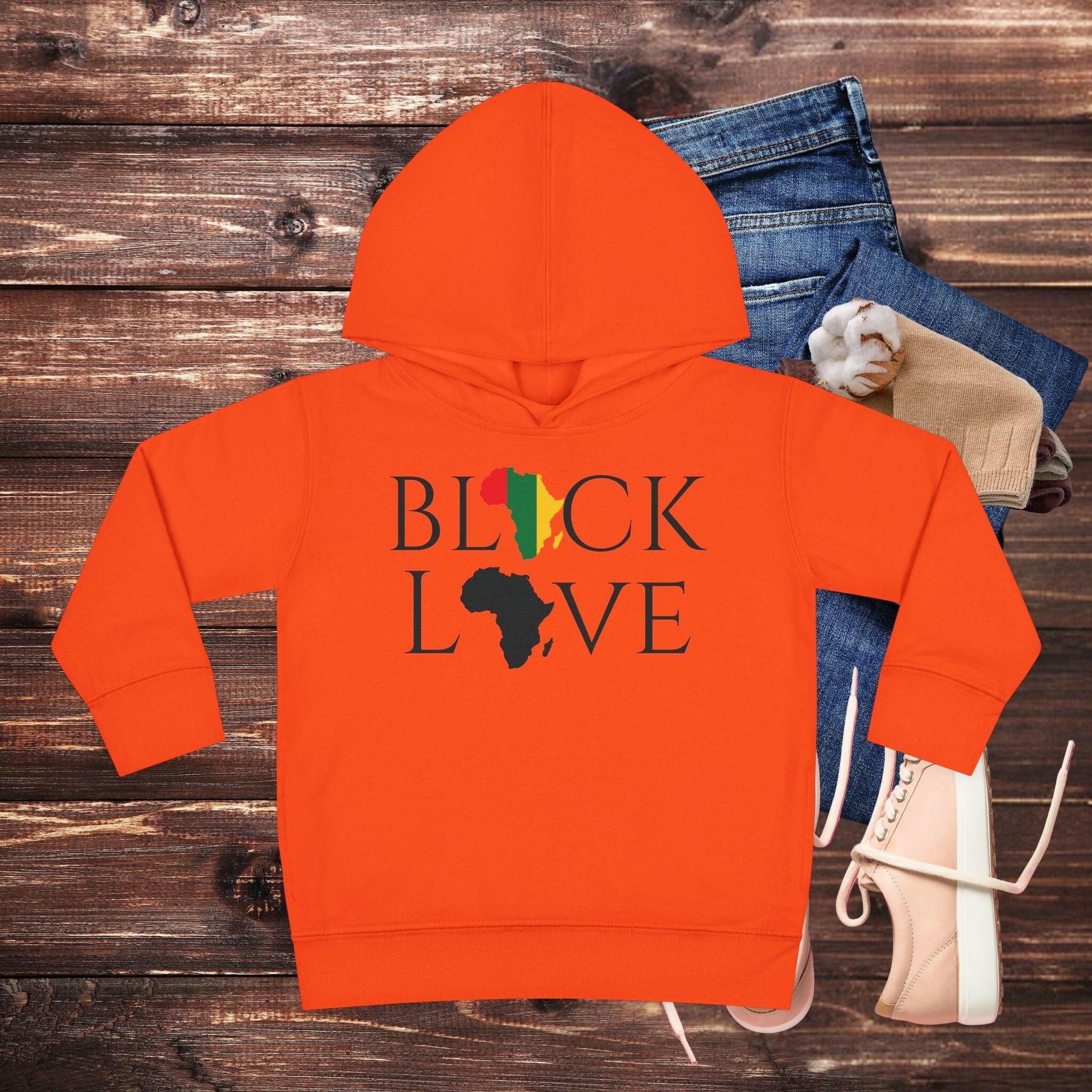 'Black Love' Toddler Hoodie - MKCM Modern Designs