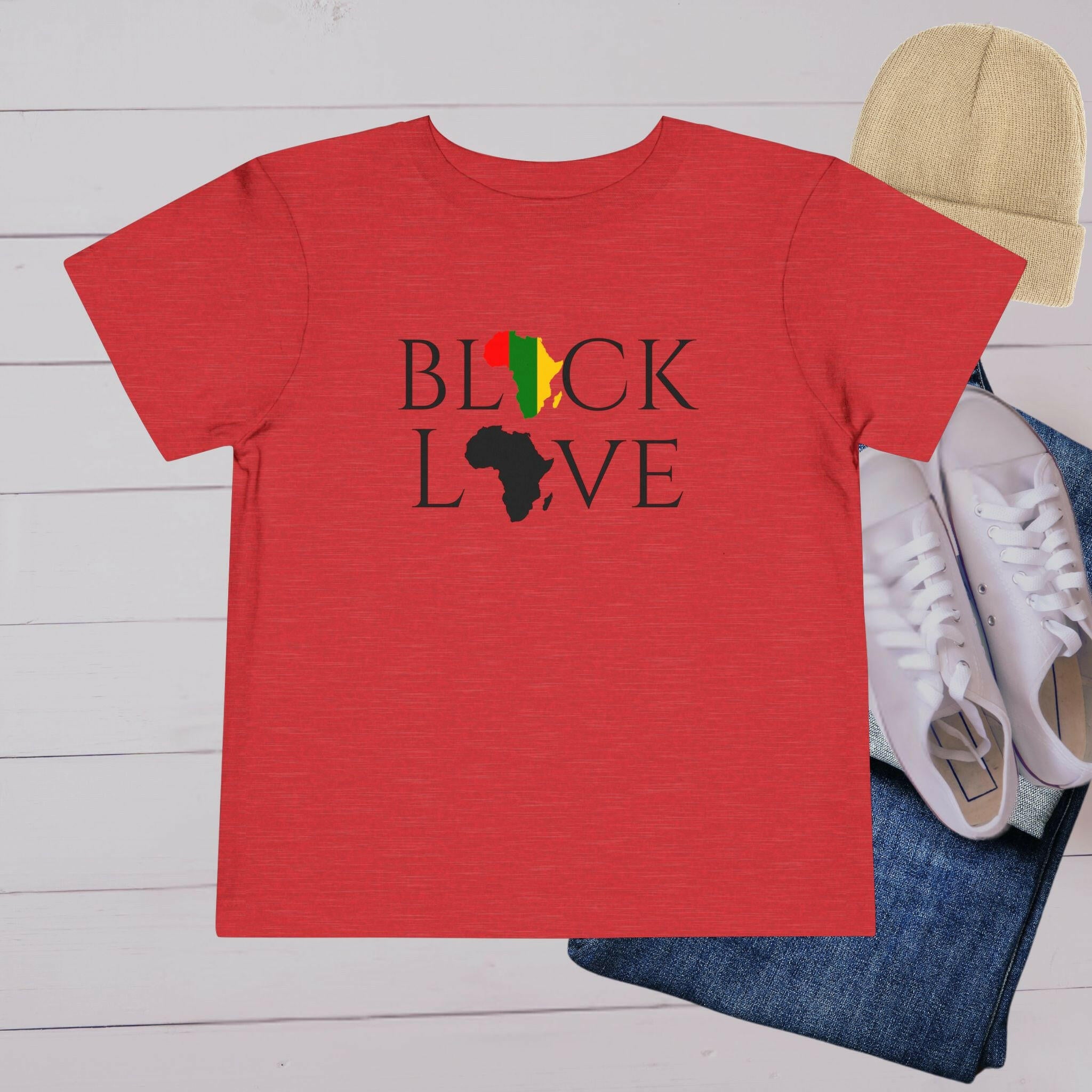 'Black Love’ Toddler Tee - MKCM Modern Designs