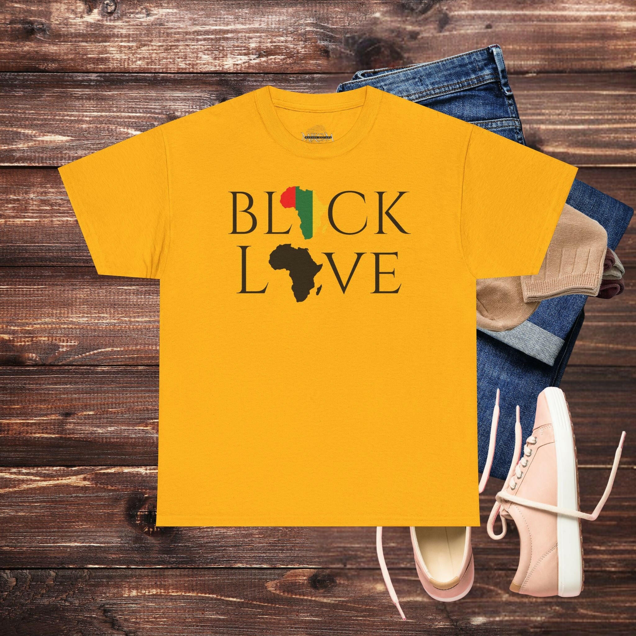 ‘Black Love' Women's Tee - MKCM Modern Designs