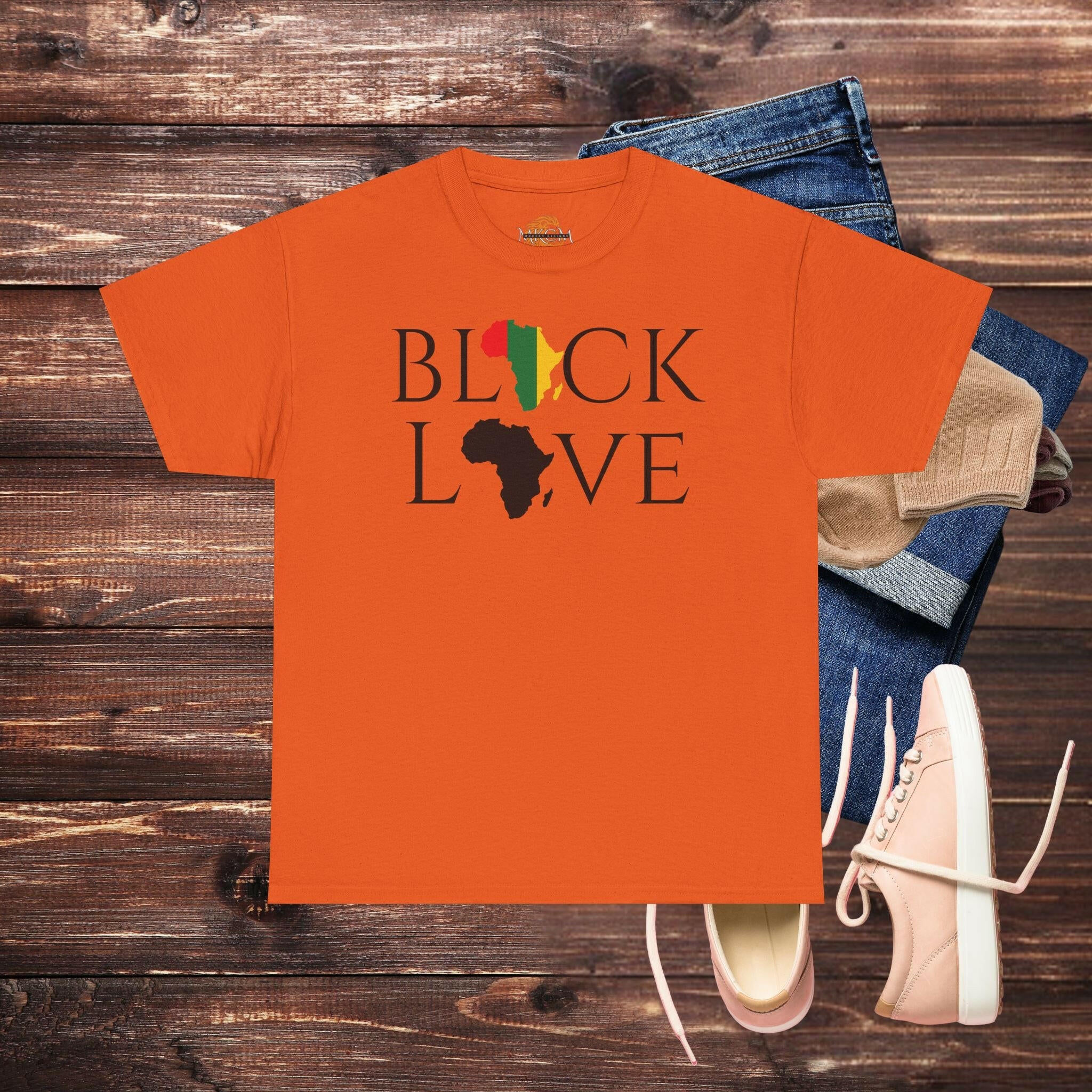 ‘Black Love' Women's Tee - MKCM Modern Designs