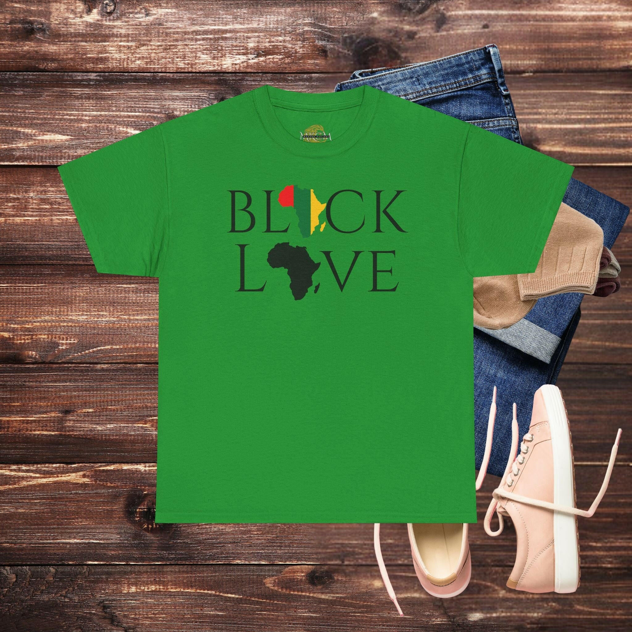 ‘Black Love' Women's Tee - MKCM Modern Designs