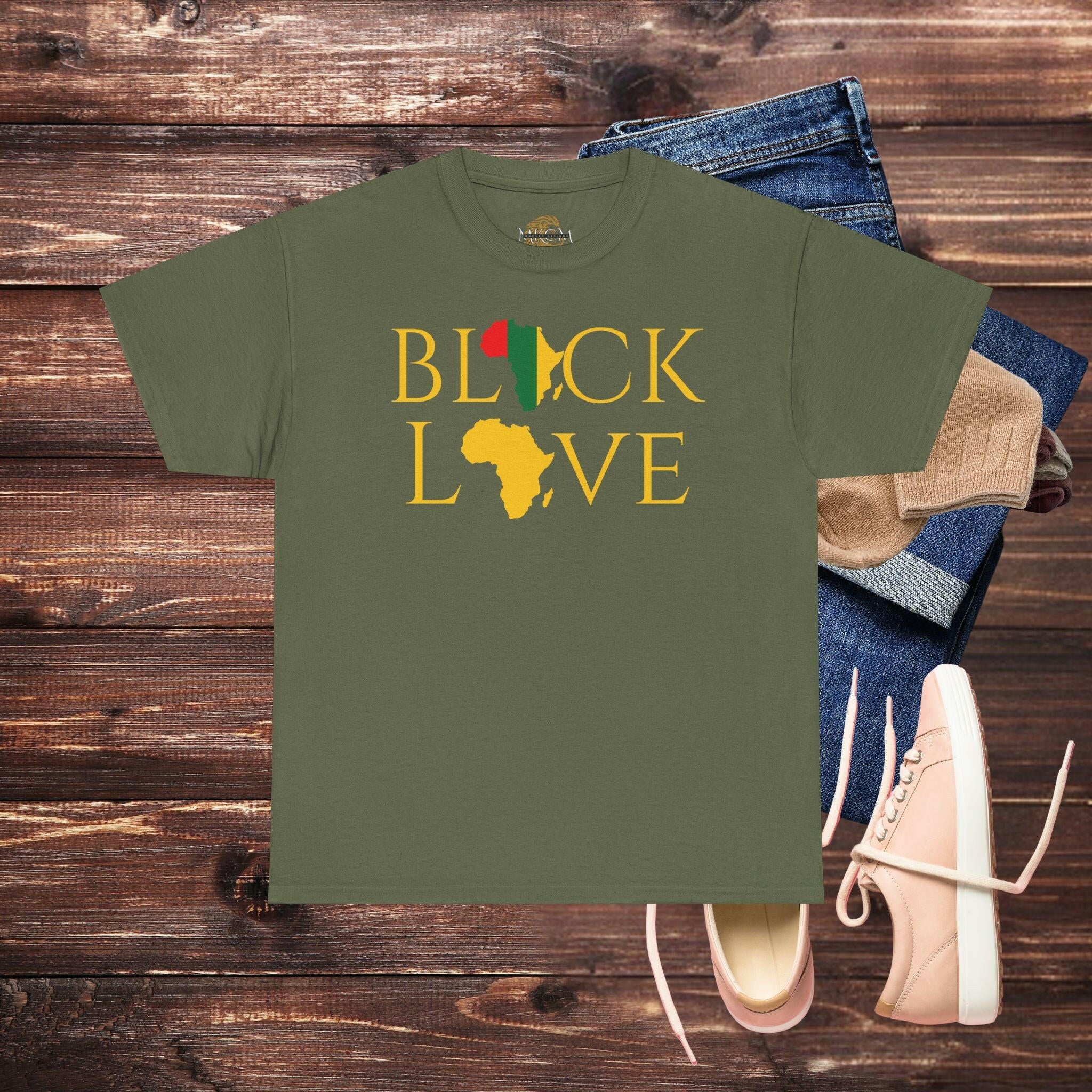 ‘Black Love' Women's Tee - MKCM Modern Designs