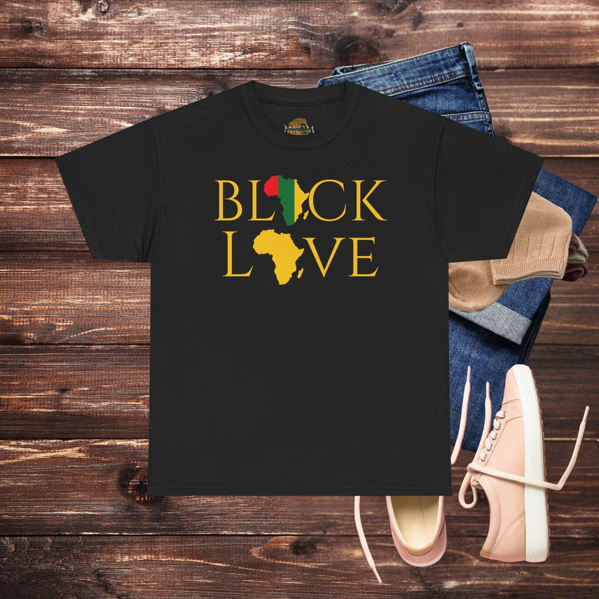 ‘Black Love' Women's Tee - MKCM Modern Designs