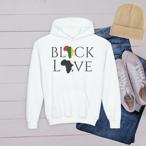 'Black Love’ Youth Hoodie - MKCM Modern Designs