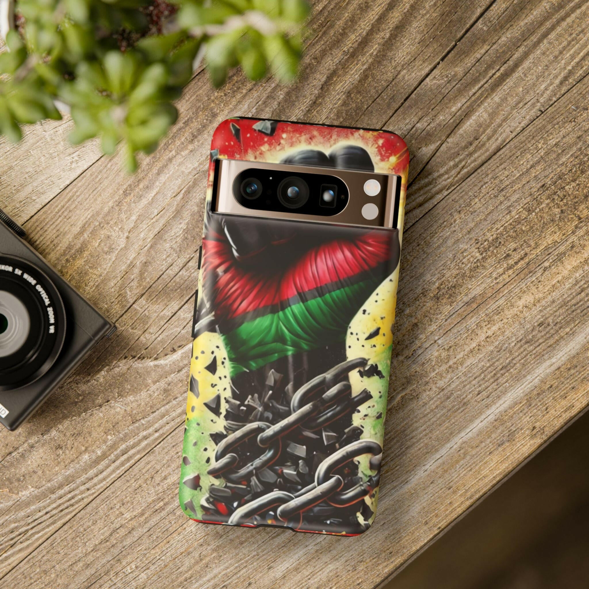 Bold Raised Fist Tough Phone Case - MKCM Modern Designs