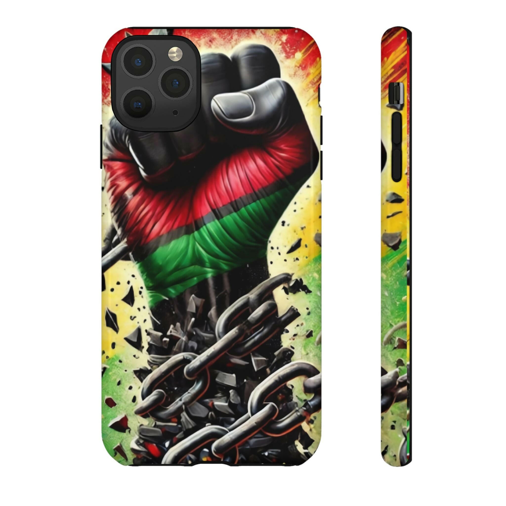 Bold Raised Fist Tough Phone Case - MKCM Modern Designs