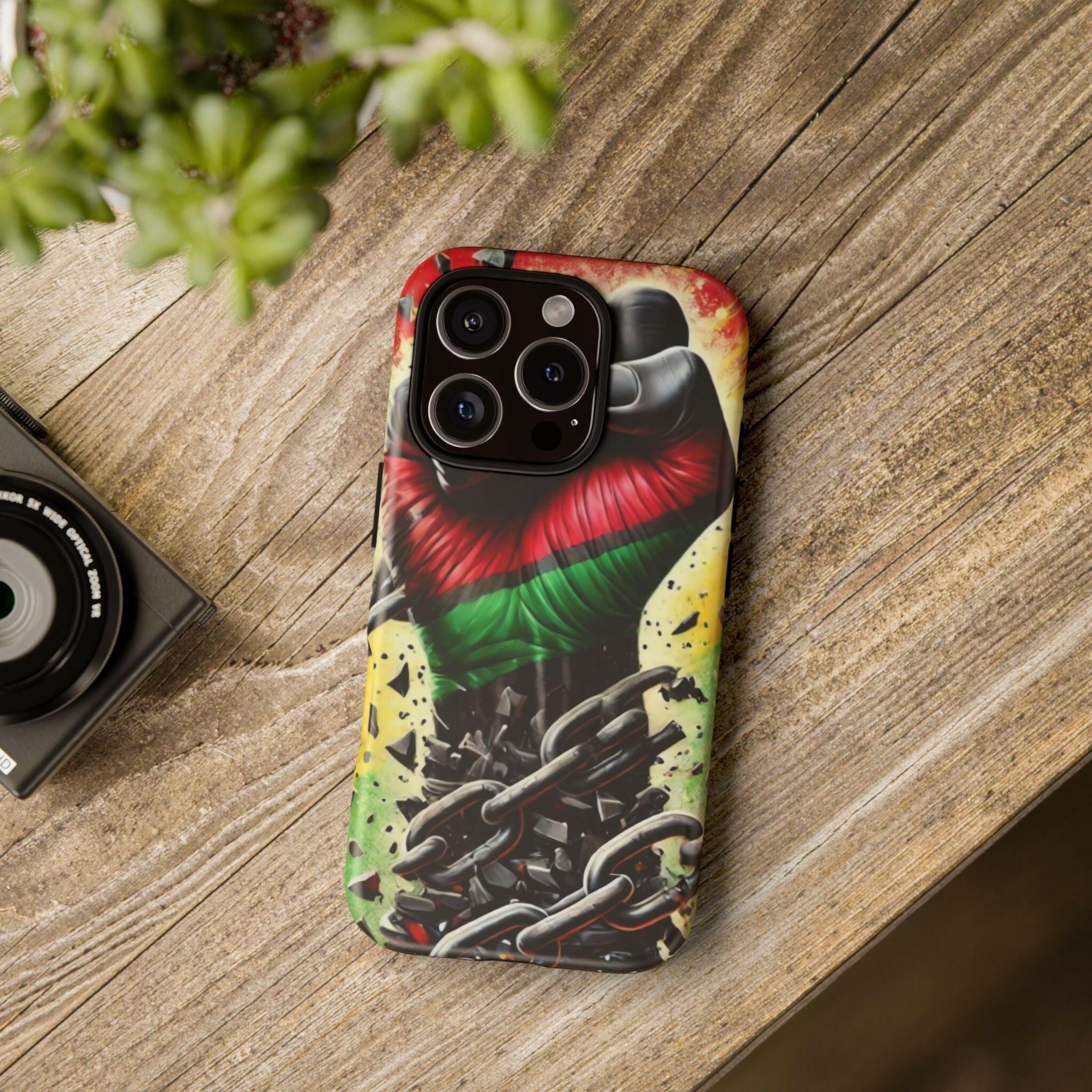 Bold Raised Fist Tough Phone Case - MKCM Modern Designs