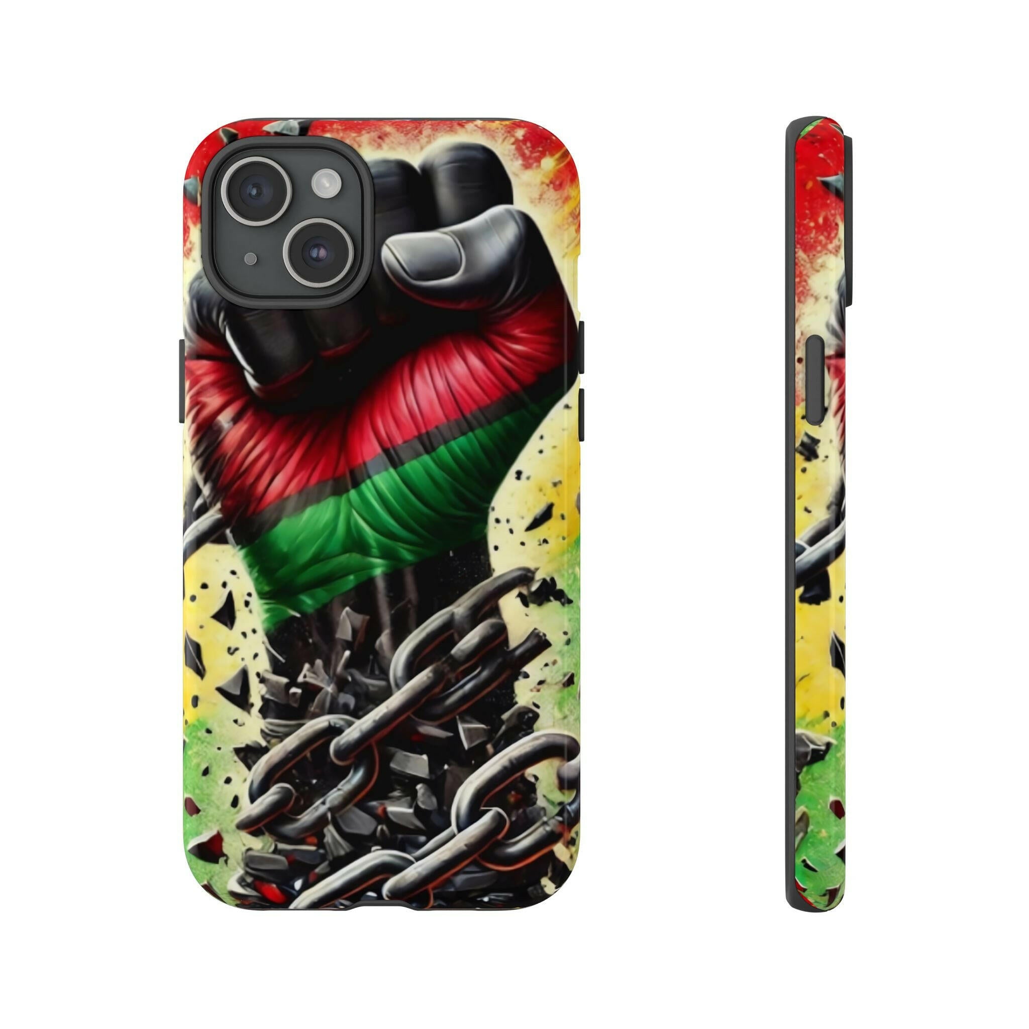 Bold Raised Fist Tough Phone Case - MKCM Modern Designs