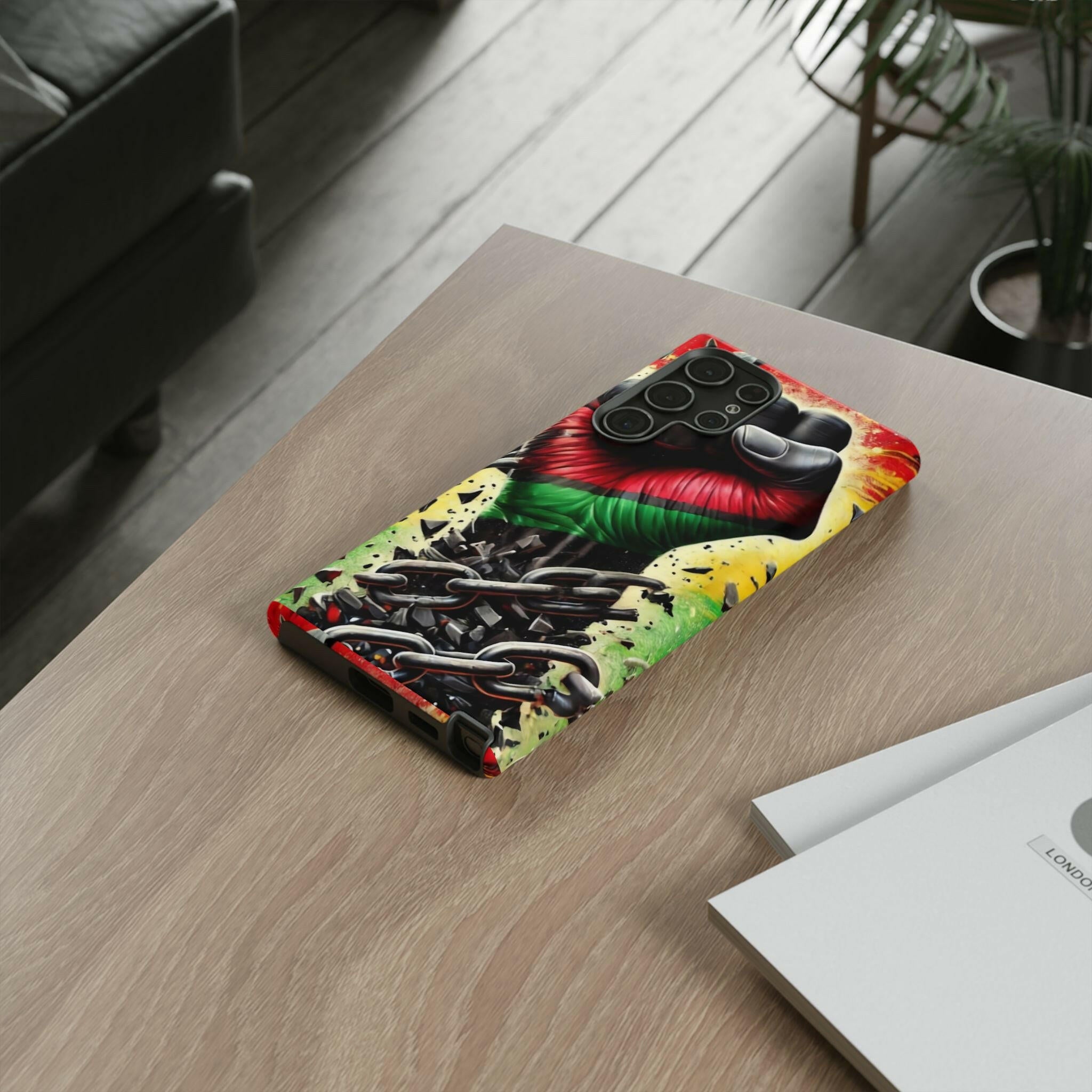 Bold Raised Fist Tough Phone Case - MKCM Modern Designs