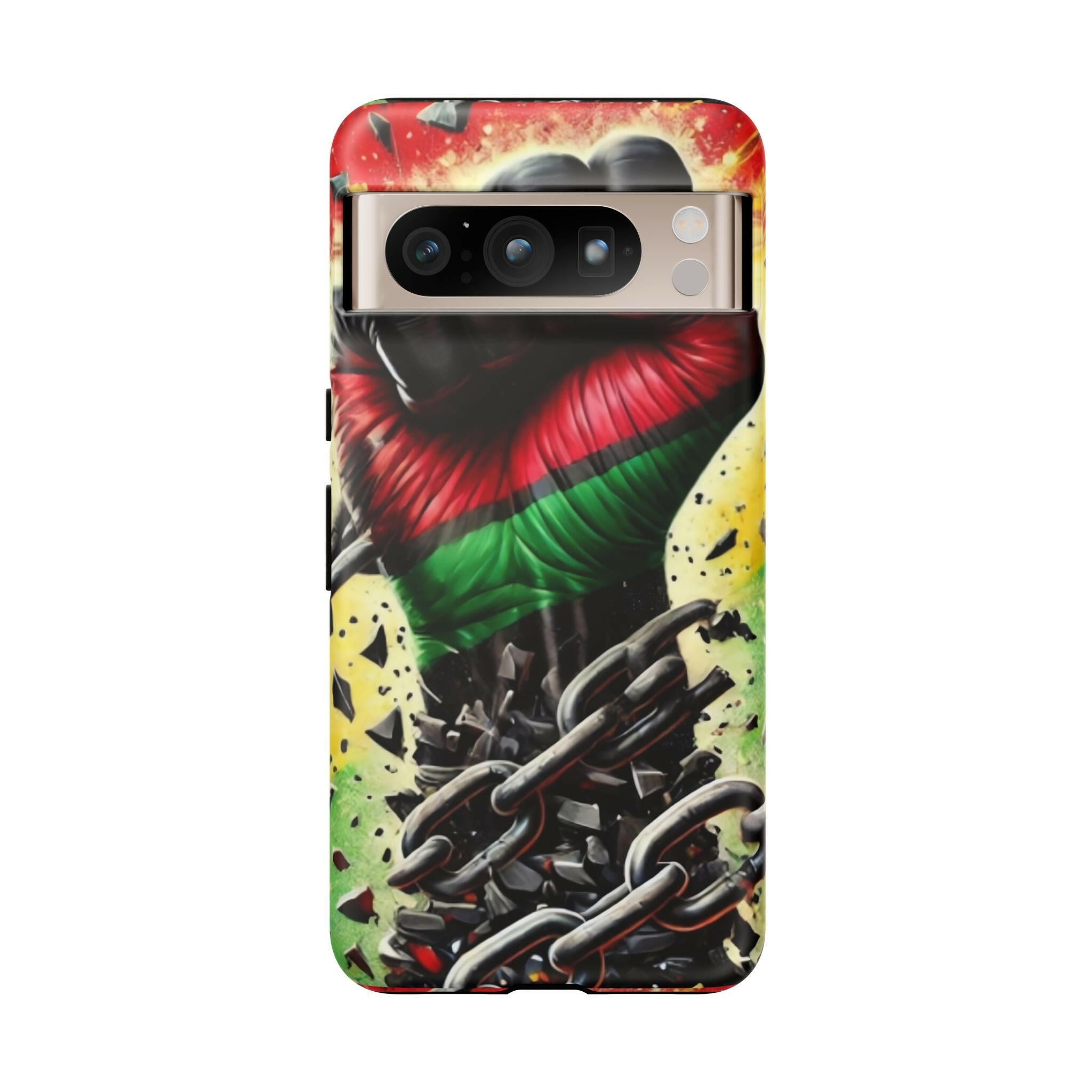 Bold Raised Fist Tough Phone Case - MKCM Modern Designs