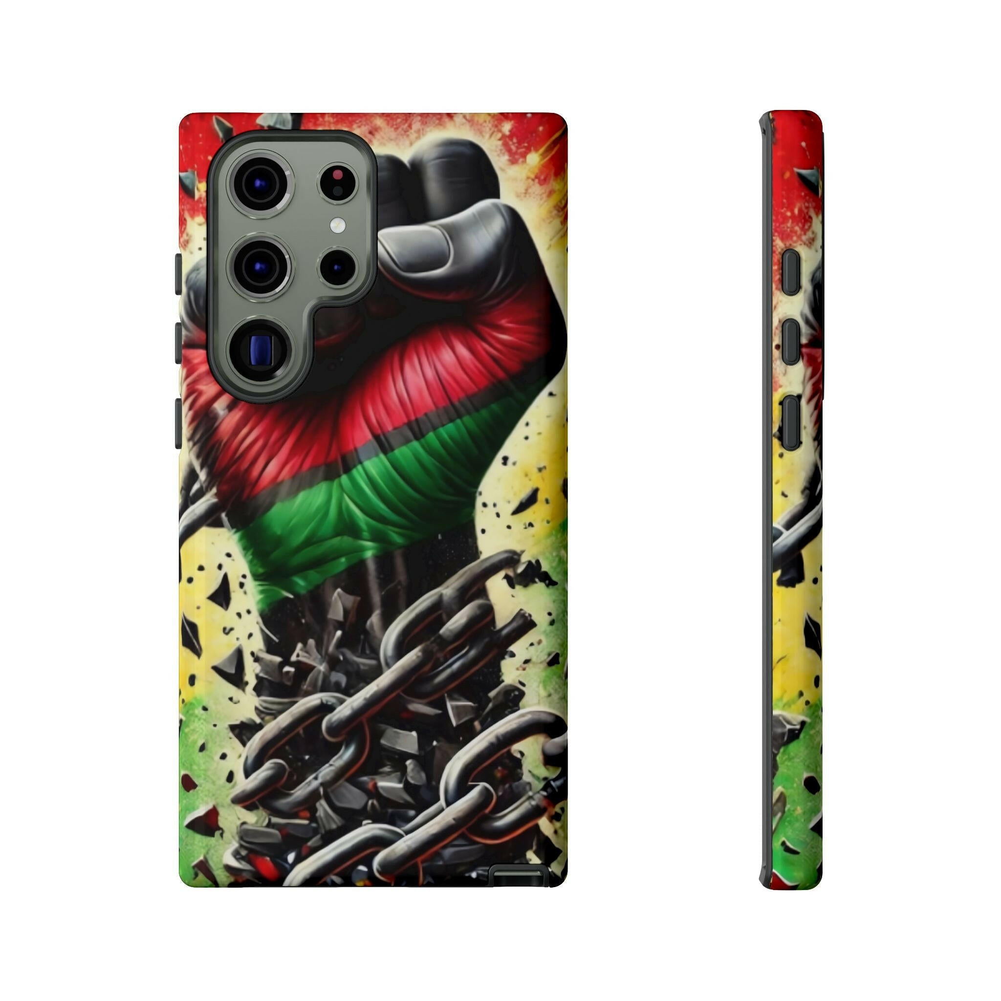 Bold Raised Fist Tough Phone Case - MKCM Modern Designs