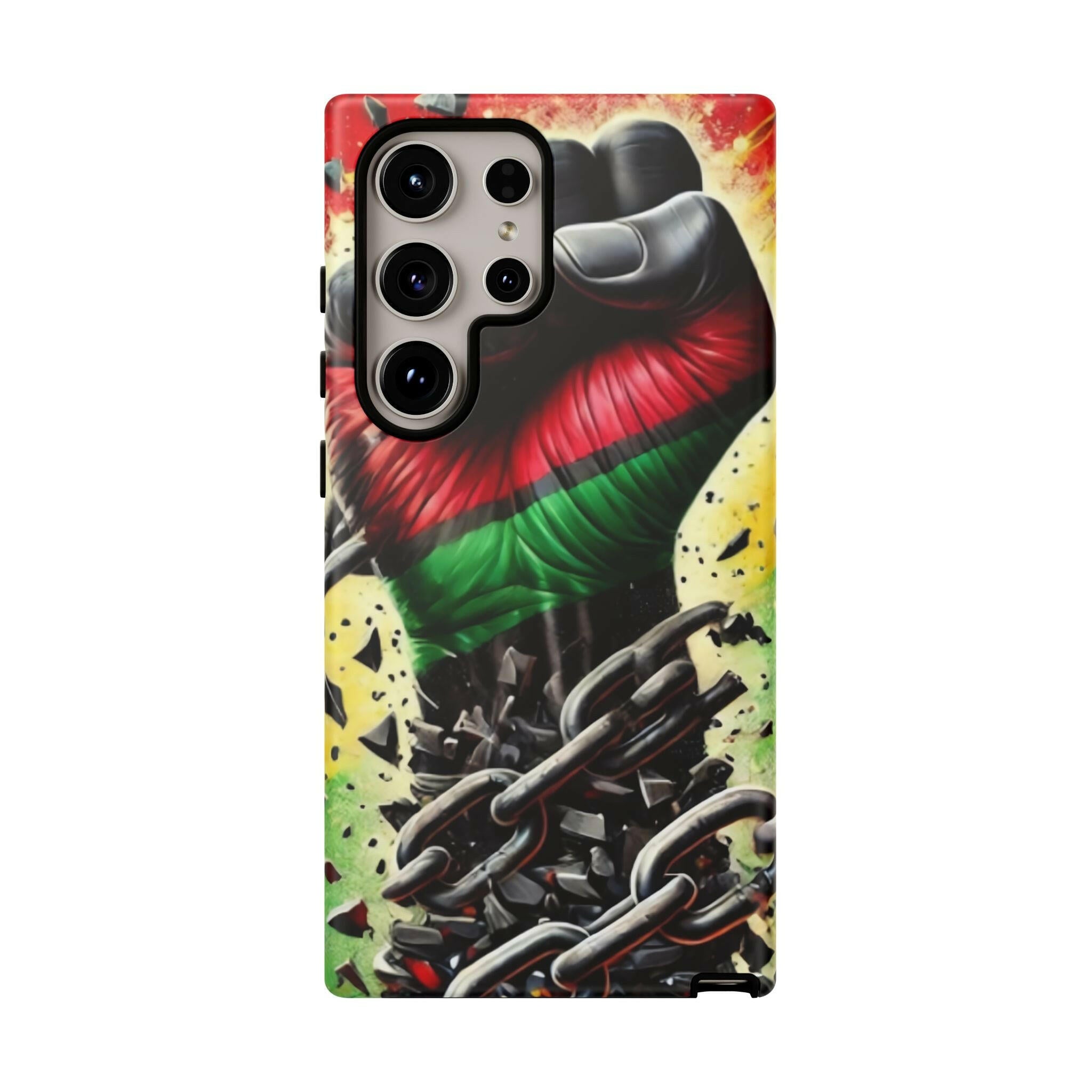 Bold Raised Fist Tough Phone Case - MKCM Modern Designs