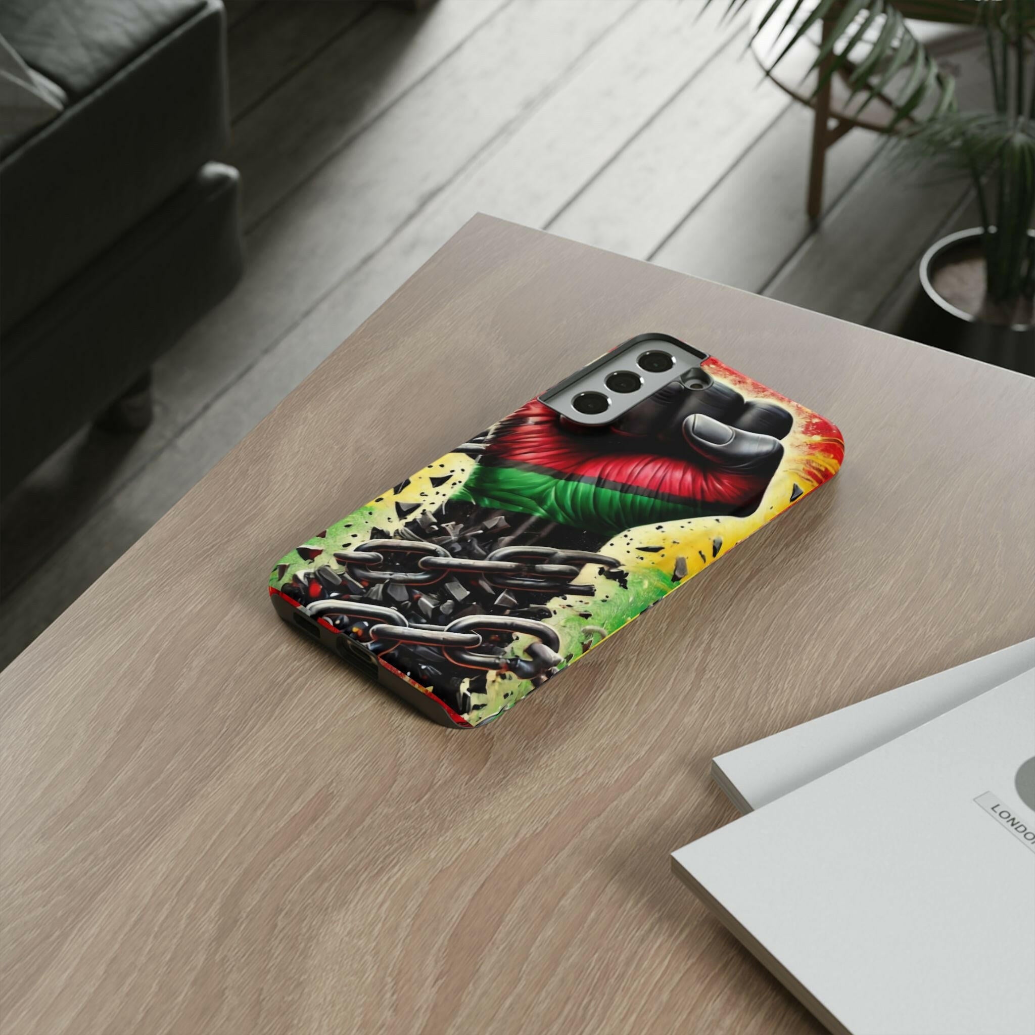 Bold Raised Fist Tough Phone Case - MKCM Modern Designs