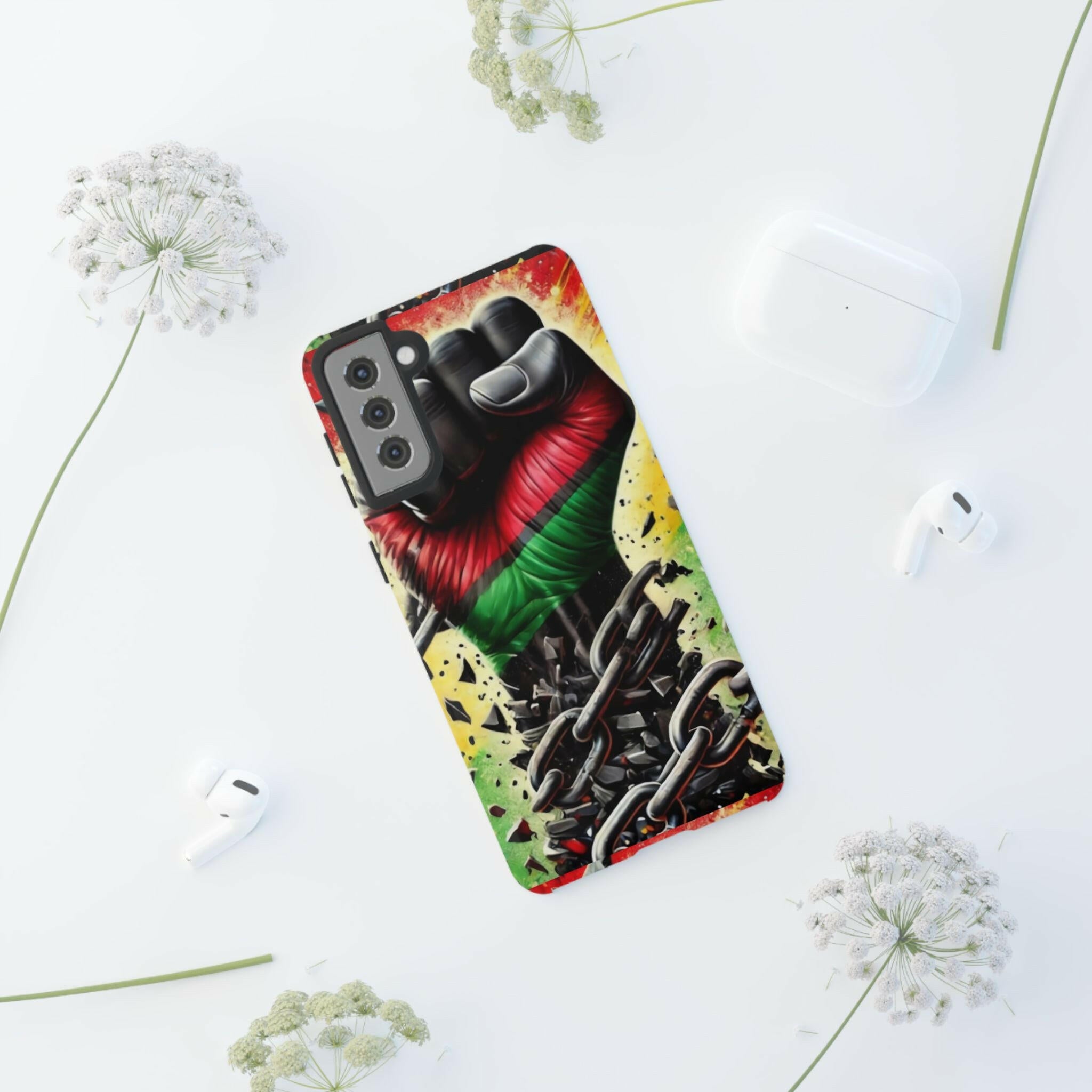 Bold Raised Fist Tough Phone Case - MKCM Modern Designs