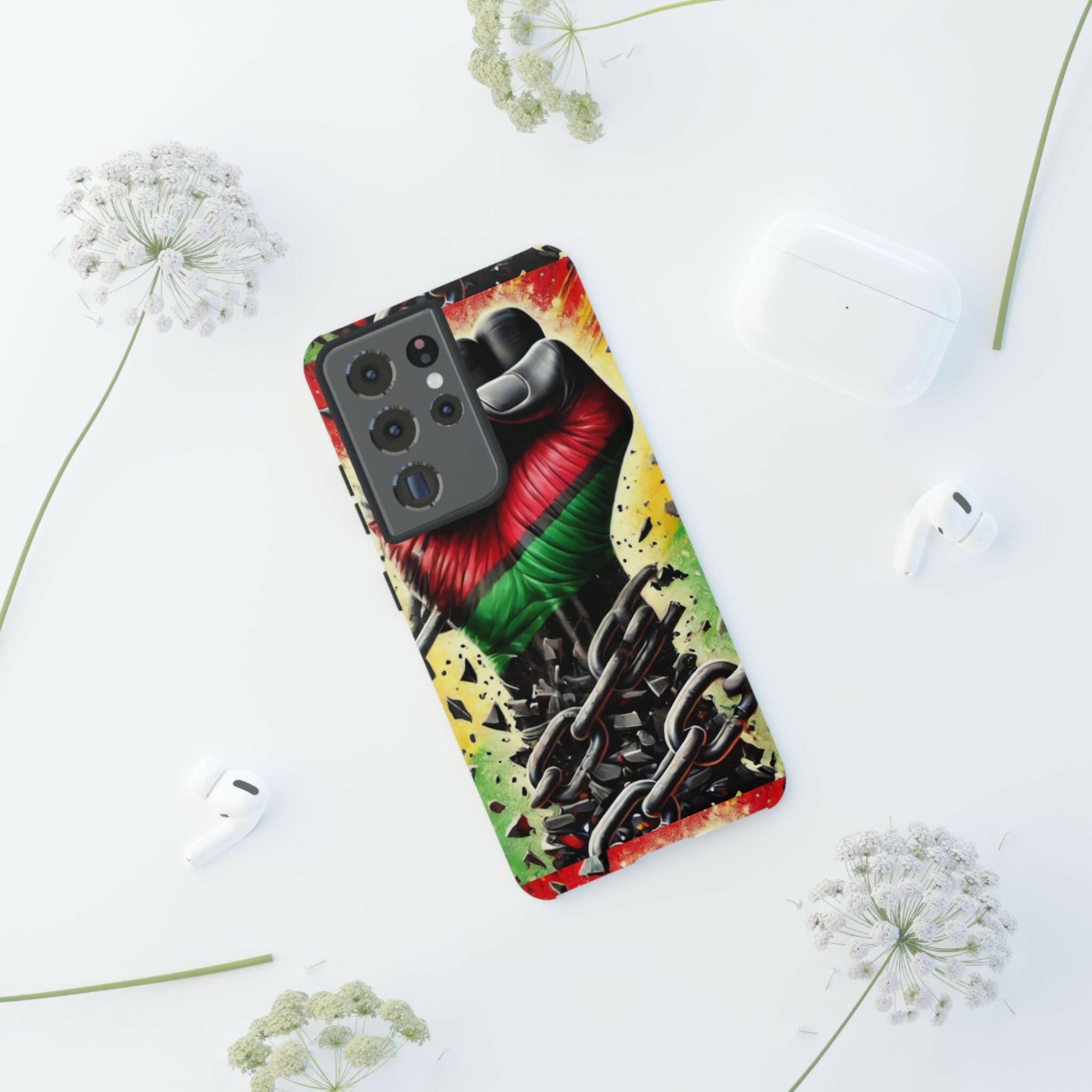 Bold Raised Fist Tough Phone Case - MKCM Modern Designs