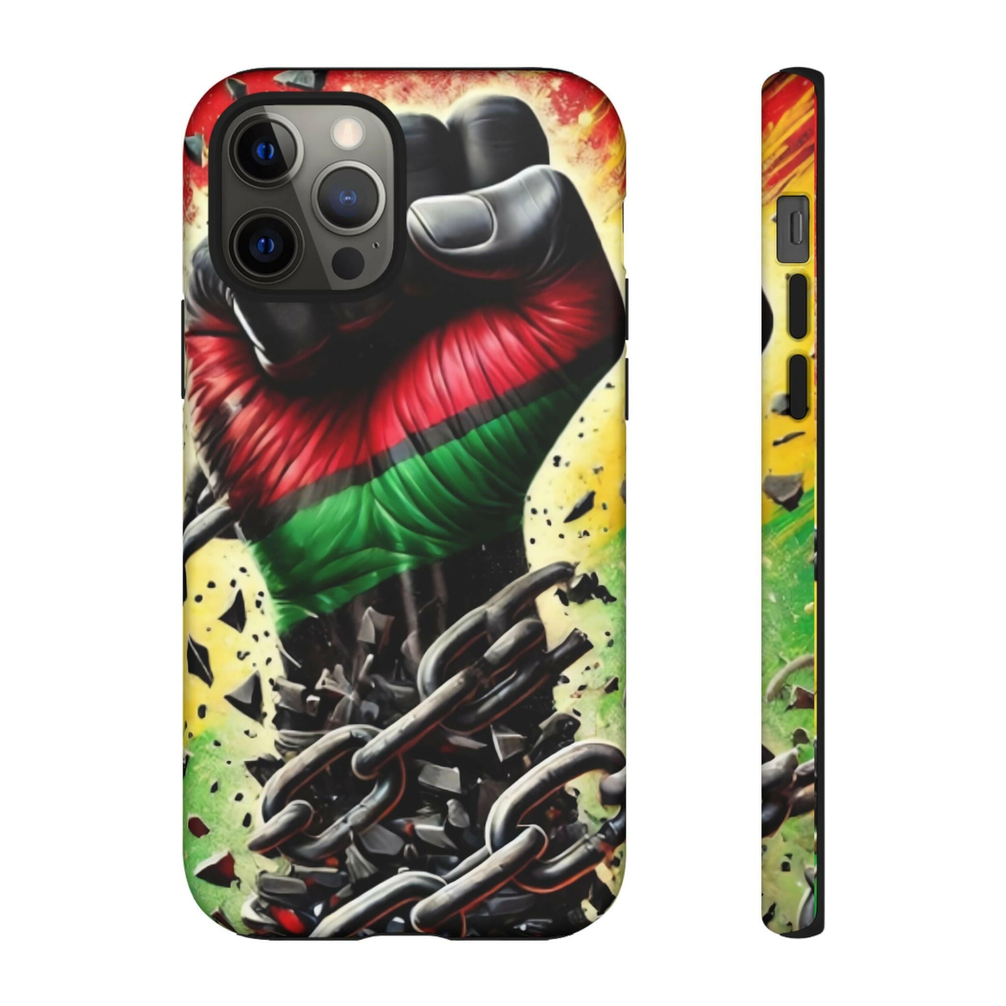 Bold Raised Fist Tough Phone Case - MKCM Modern Designs