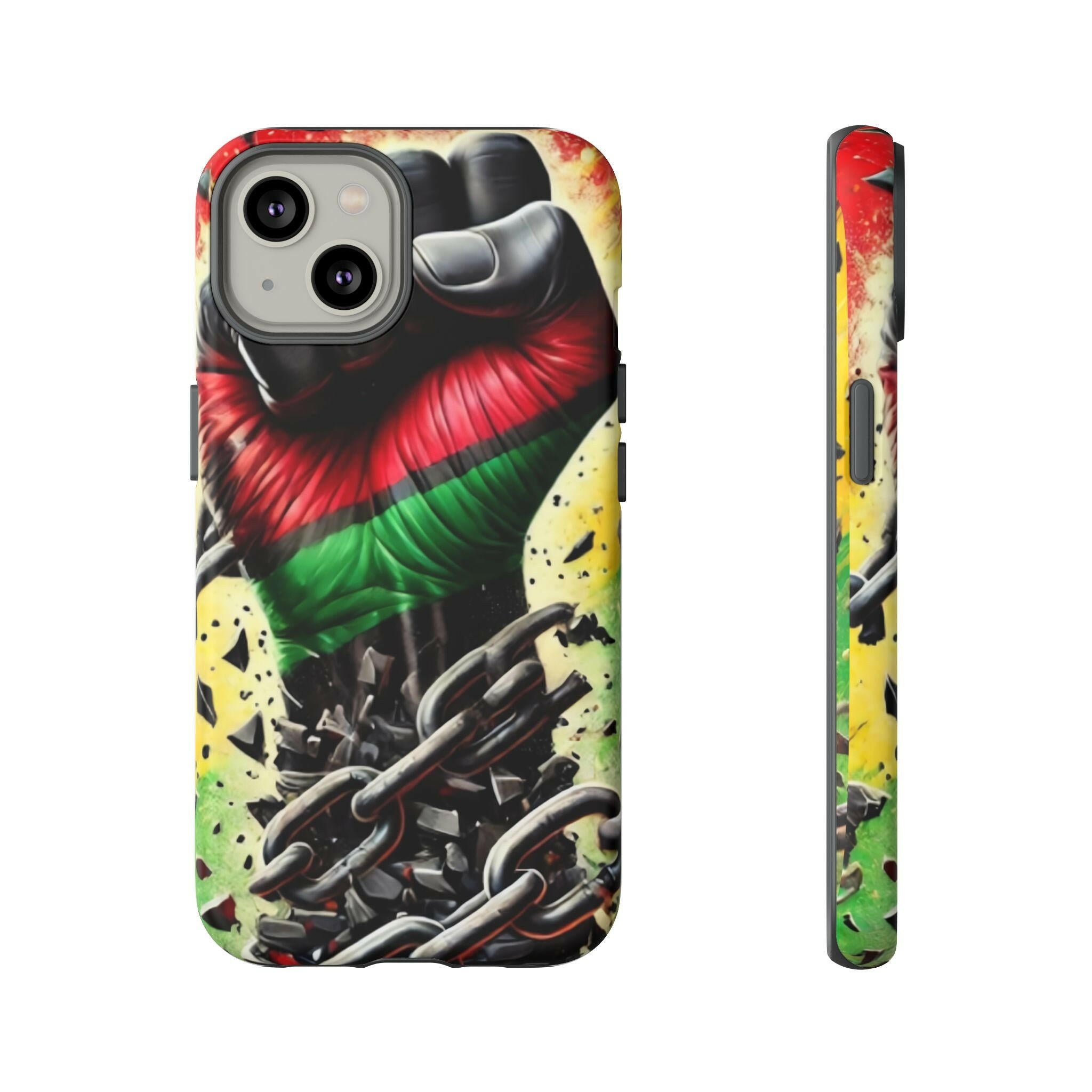 Bold Raised Fist Tough Phone Case - MKCM Modern Designs