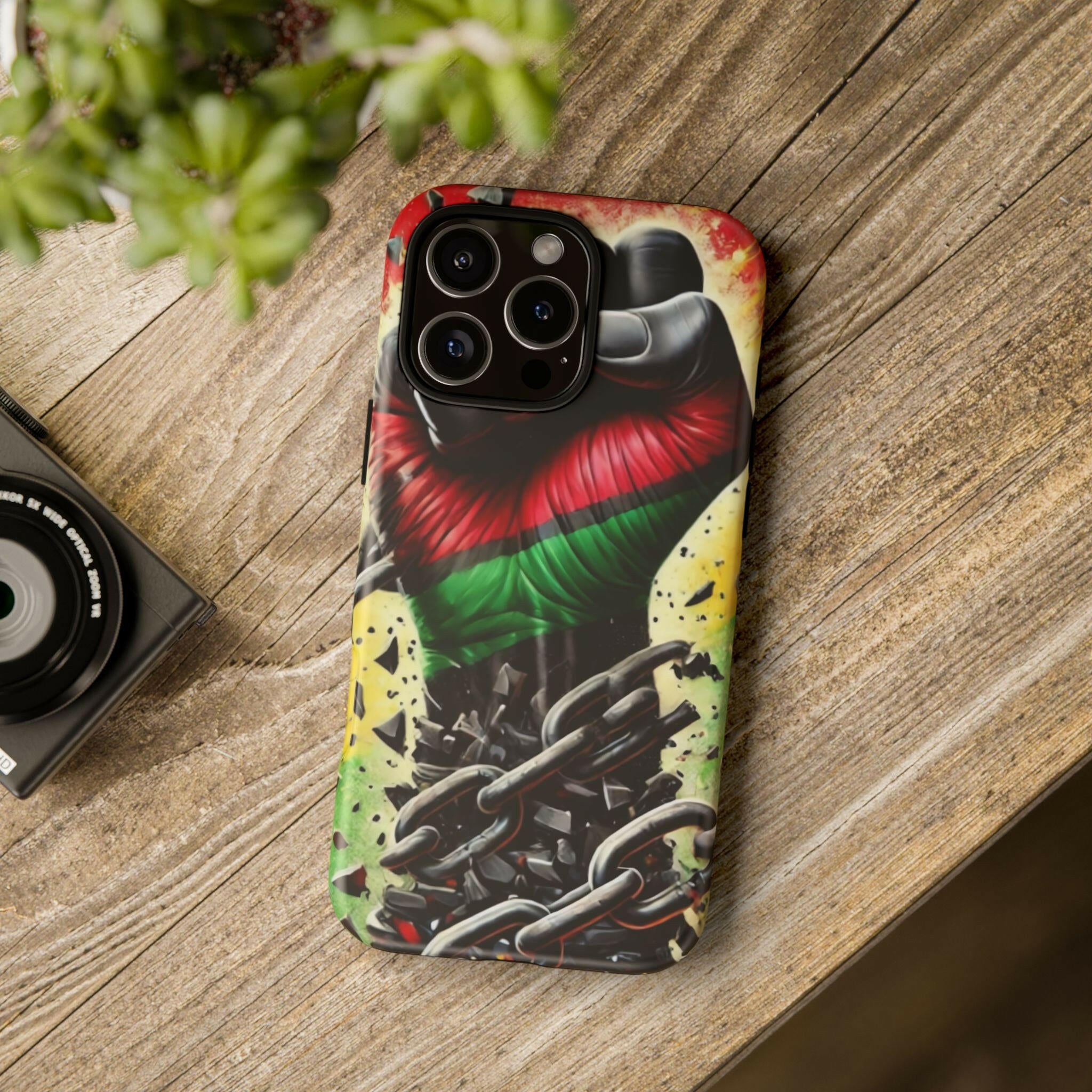 Bold Raised Fist Tough Phone Case - MKCM Modern Designs