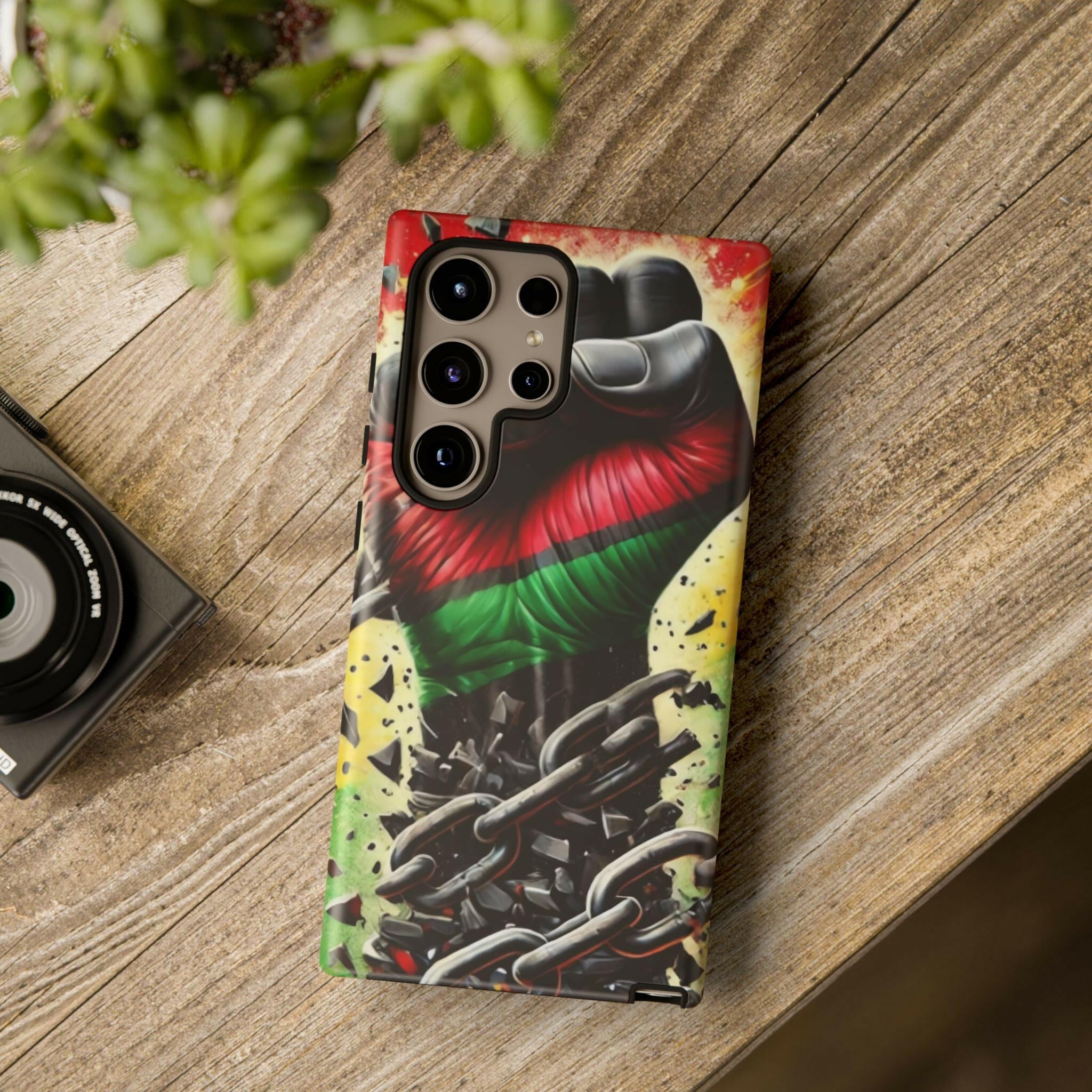 Bold Raised Fist Tough Phone Case - MKCM Modern Designs