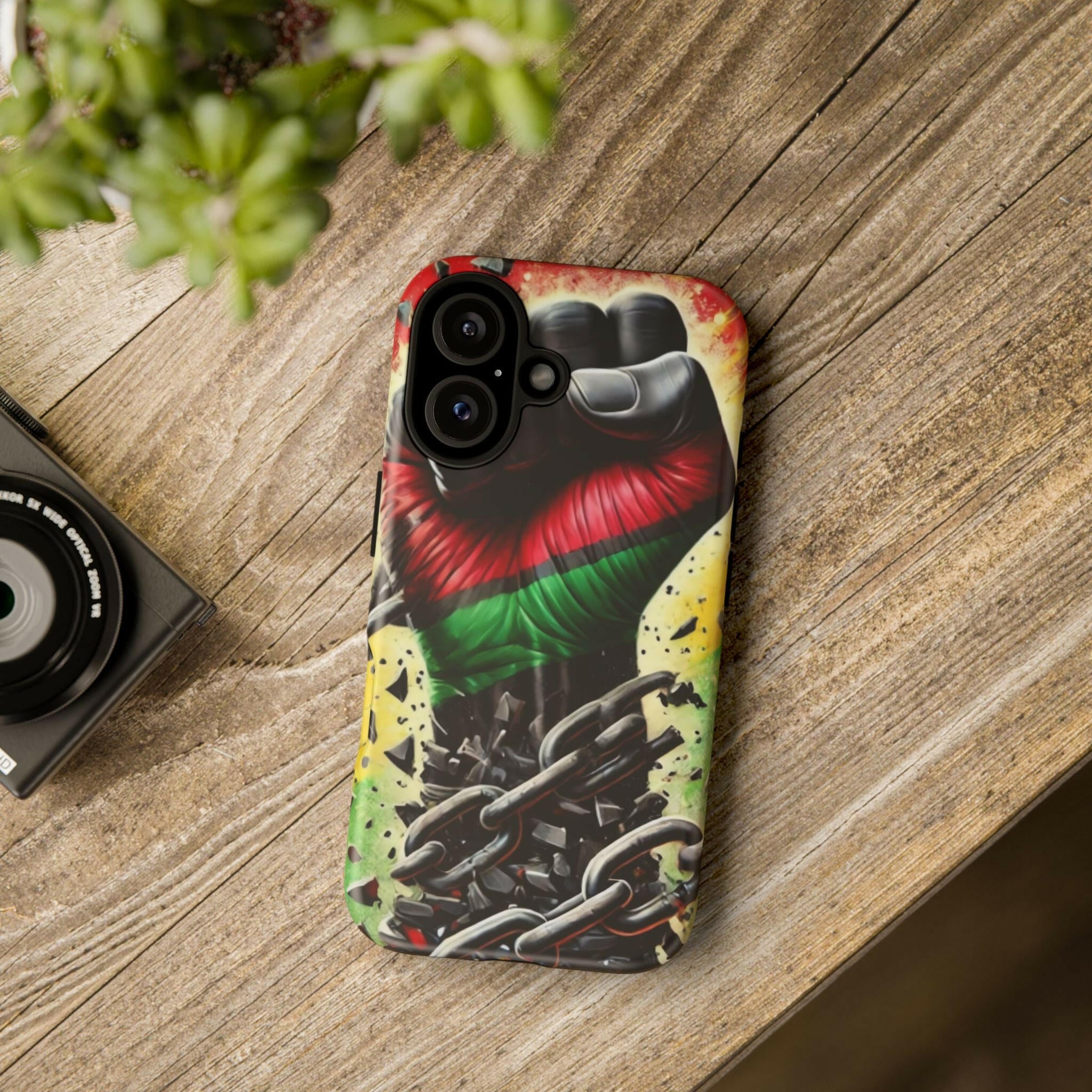 Bold Raised Fist Tough Phone Case - MKCM Modern Designs