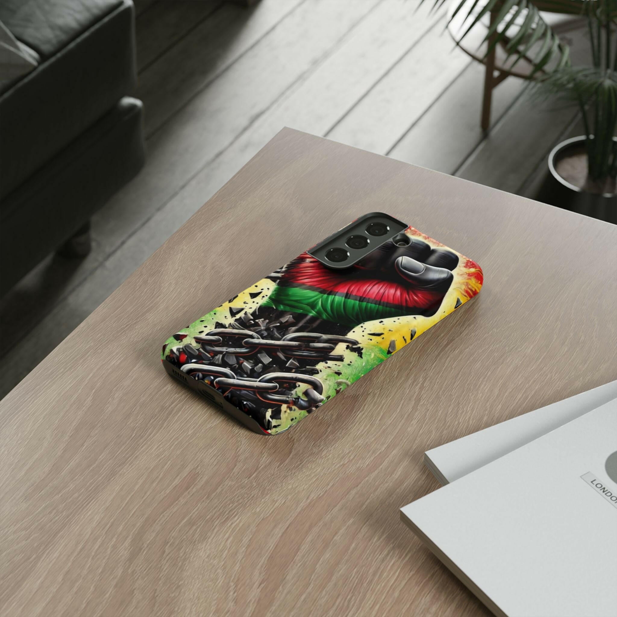 Bold Raised Fist Tough Phone Case - MKCM Modern Designs