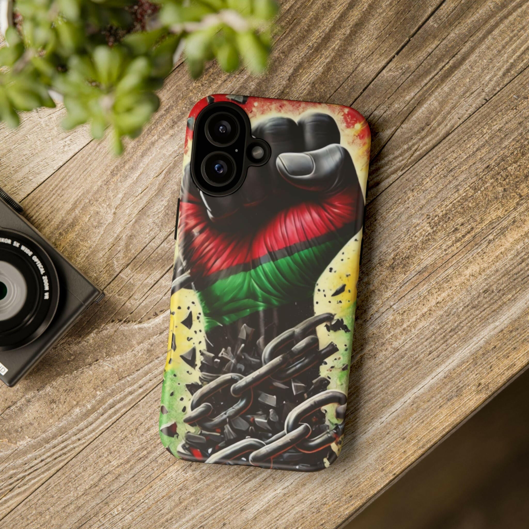 Bold Raised Fist Tough Phone Case - MKCM Modern Designs