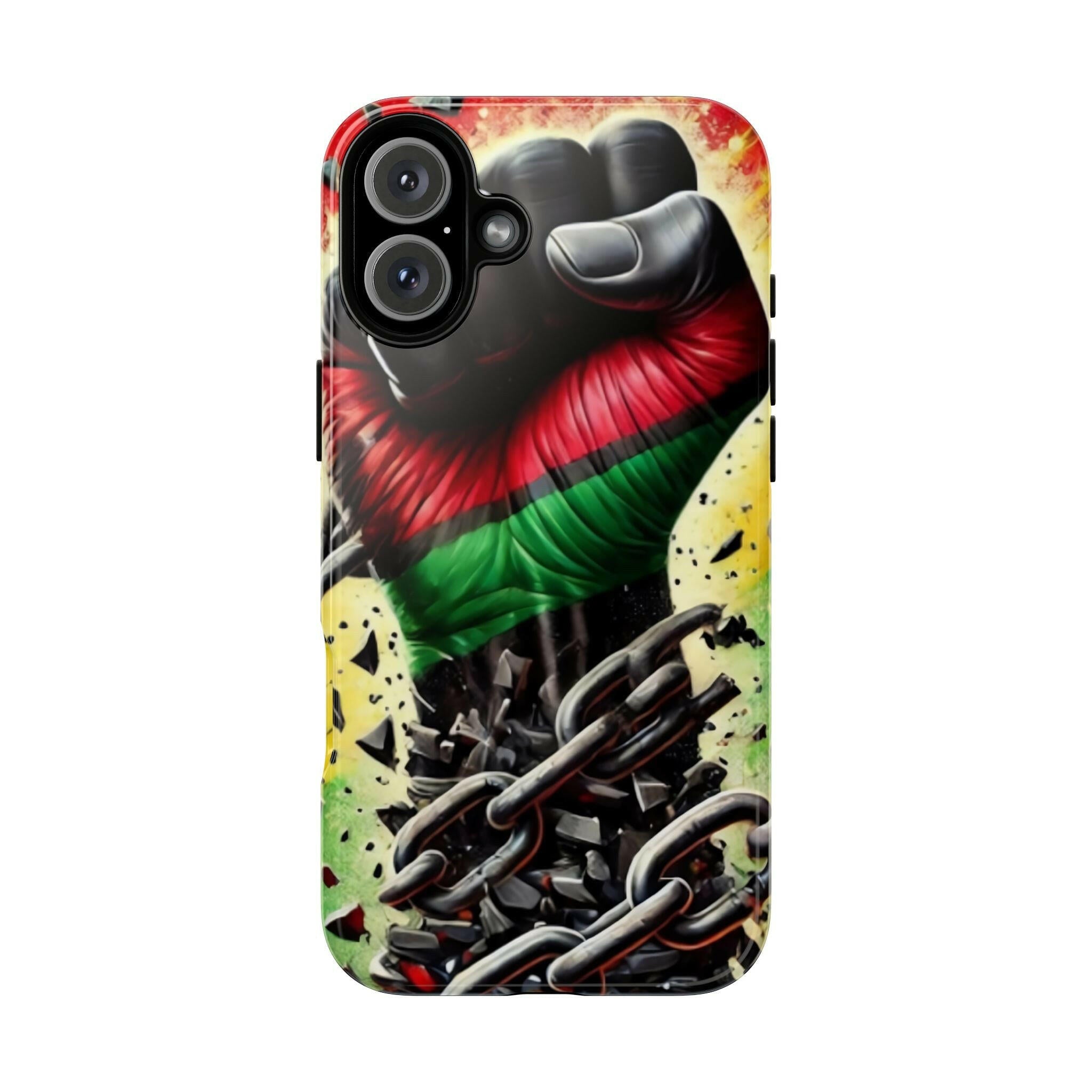 Bold Raised Fist Tough Phone Case - MKCM Modern Designs