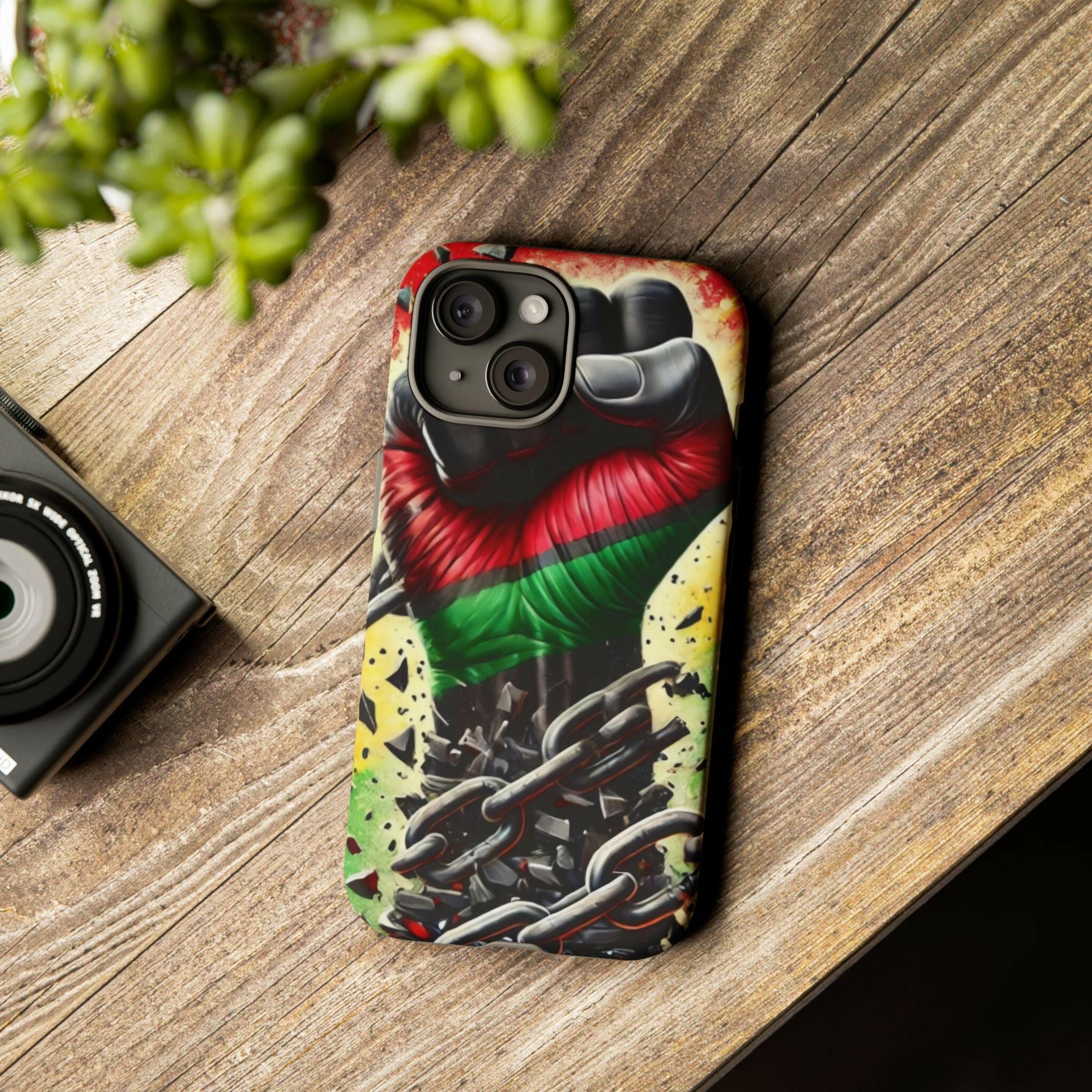 Bold Raised Fist Tough Phone Case - MKCM Modern Designs