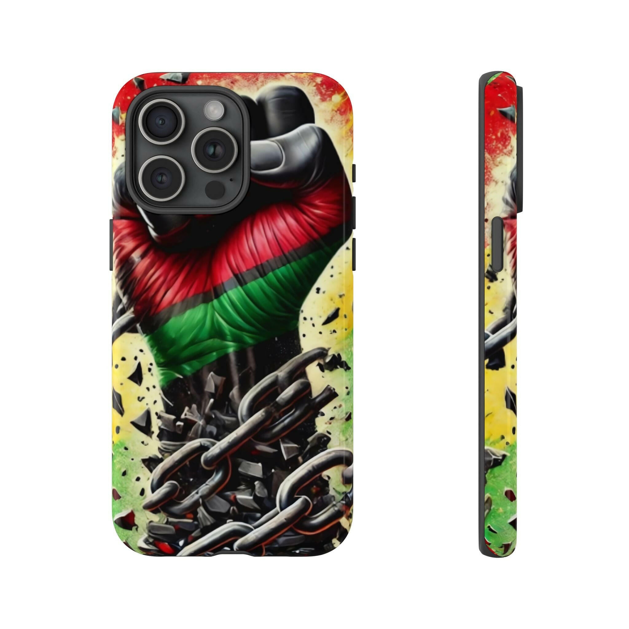 Bold Raised Fist Tough Phone Case - MKCM Modern Designs