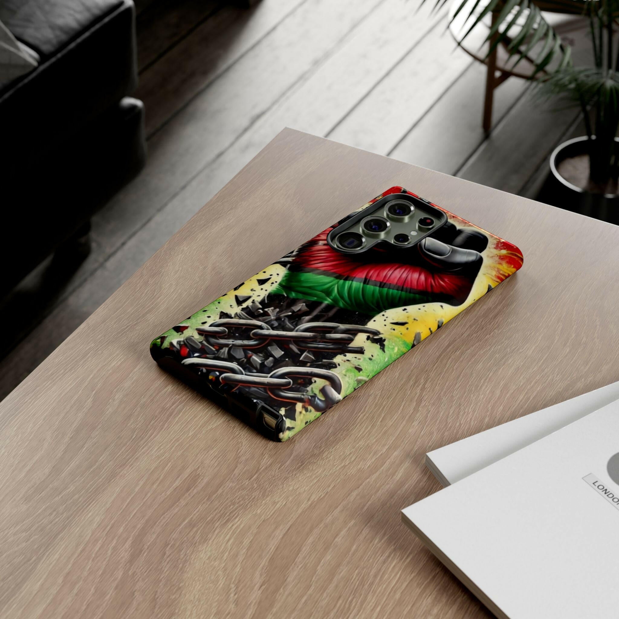 Bold Raised Fist Tough Phone Case - MKCM Modern Designs