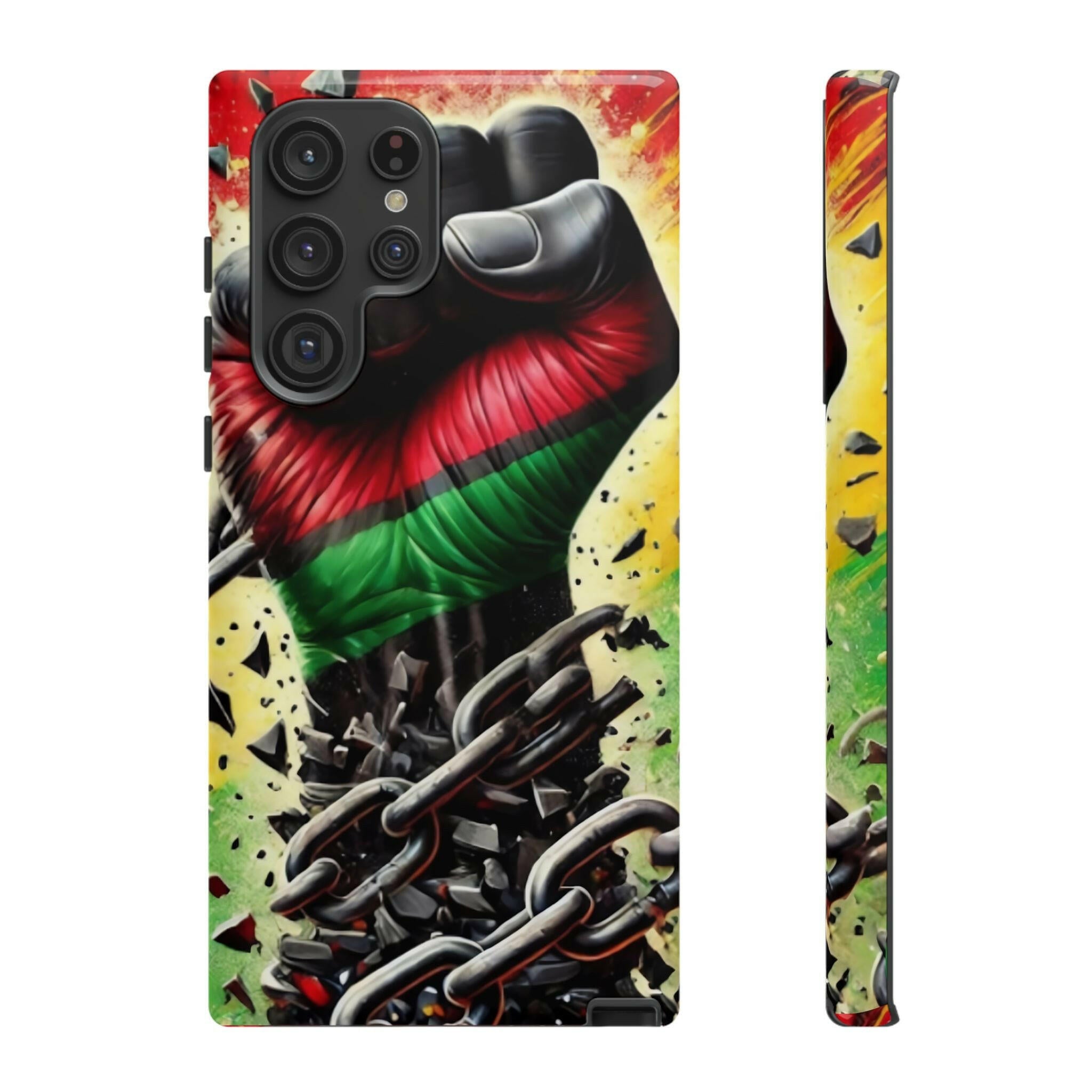 Bold Raised Fist Tough Phone Case - MKCM Modern Designs