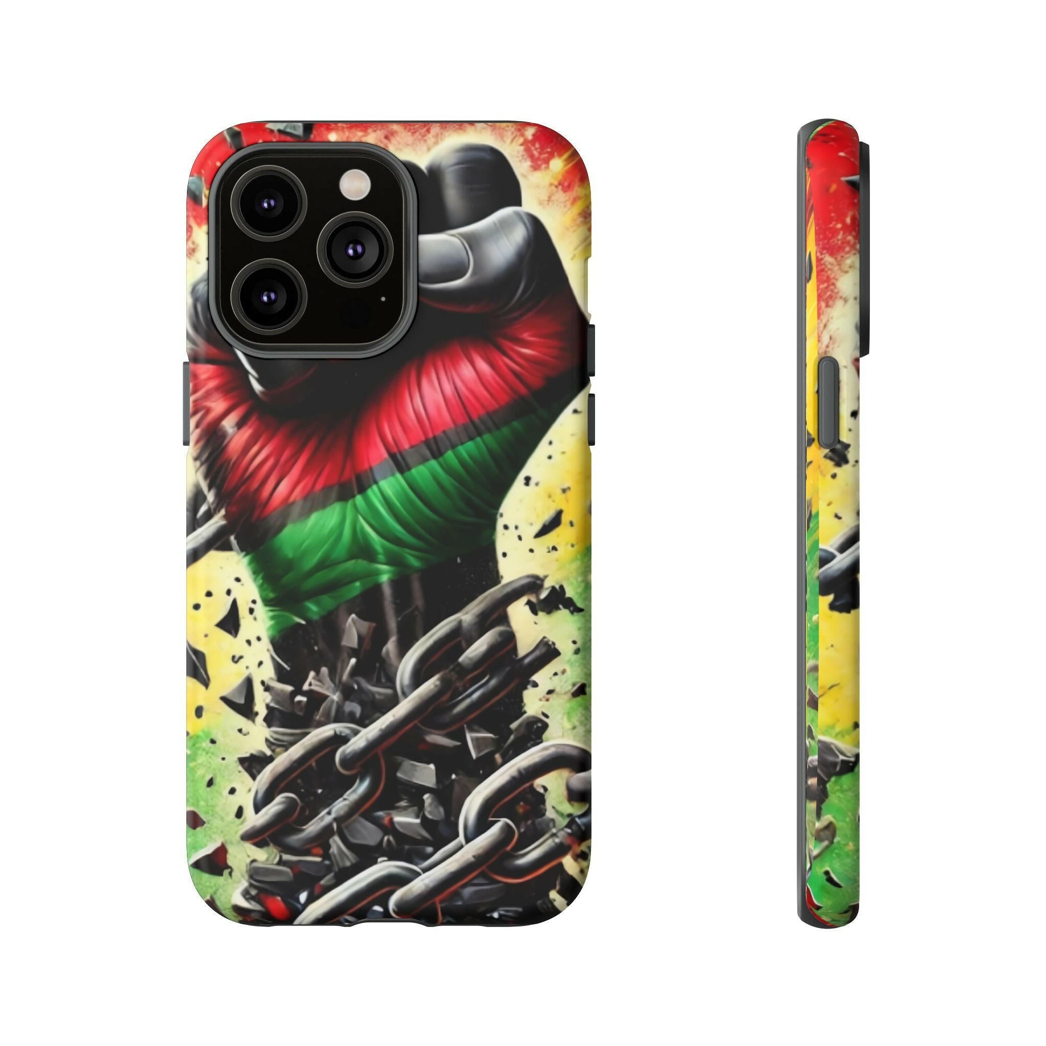 Bold Raised Fist Tough Phone Case - MKCM Modern Designs