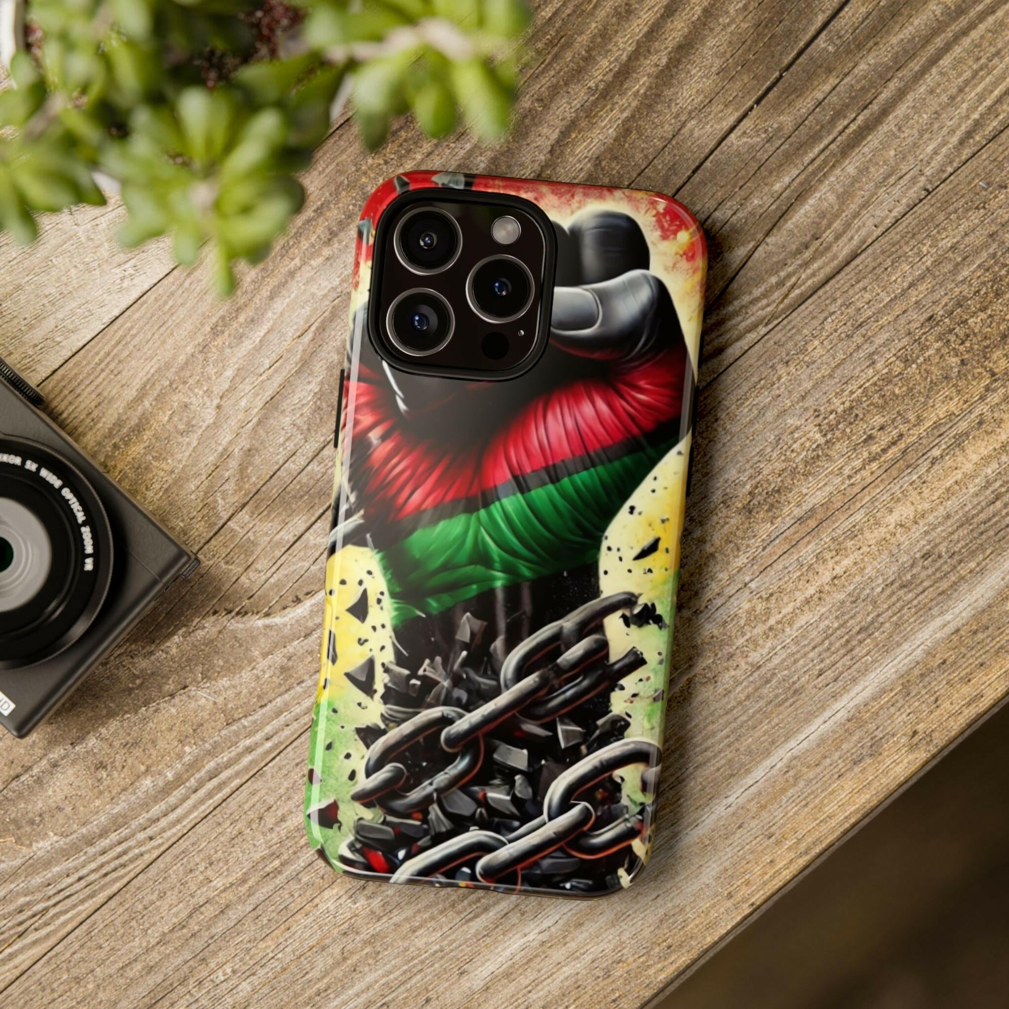 Bold Raised Fist Tough Phone Case - MKCM Modern Designs