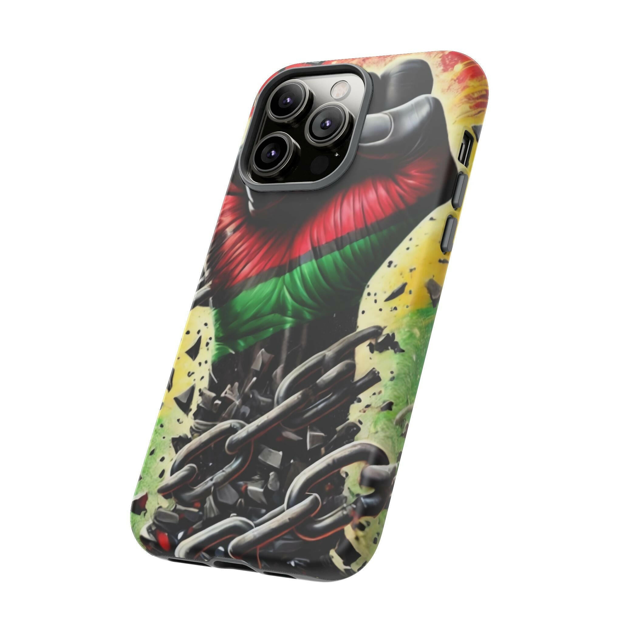 Bold Raised Fist Tough Phone Case - MKCM Modern Designs