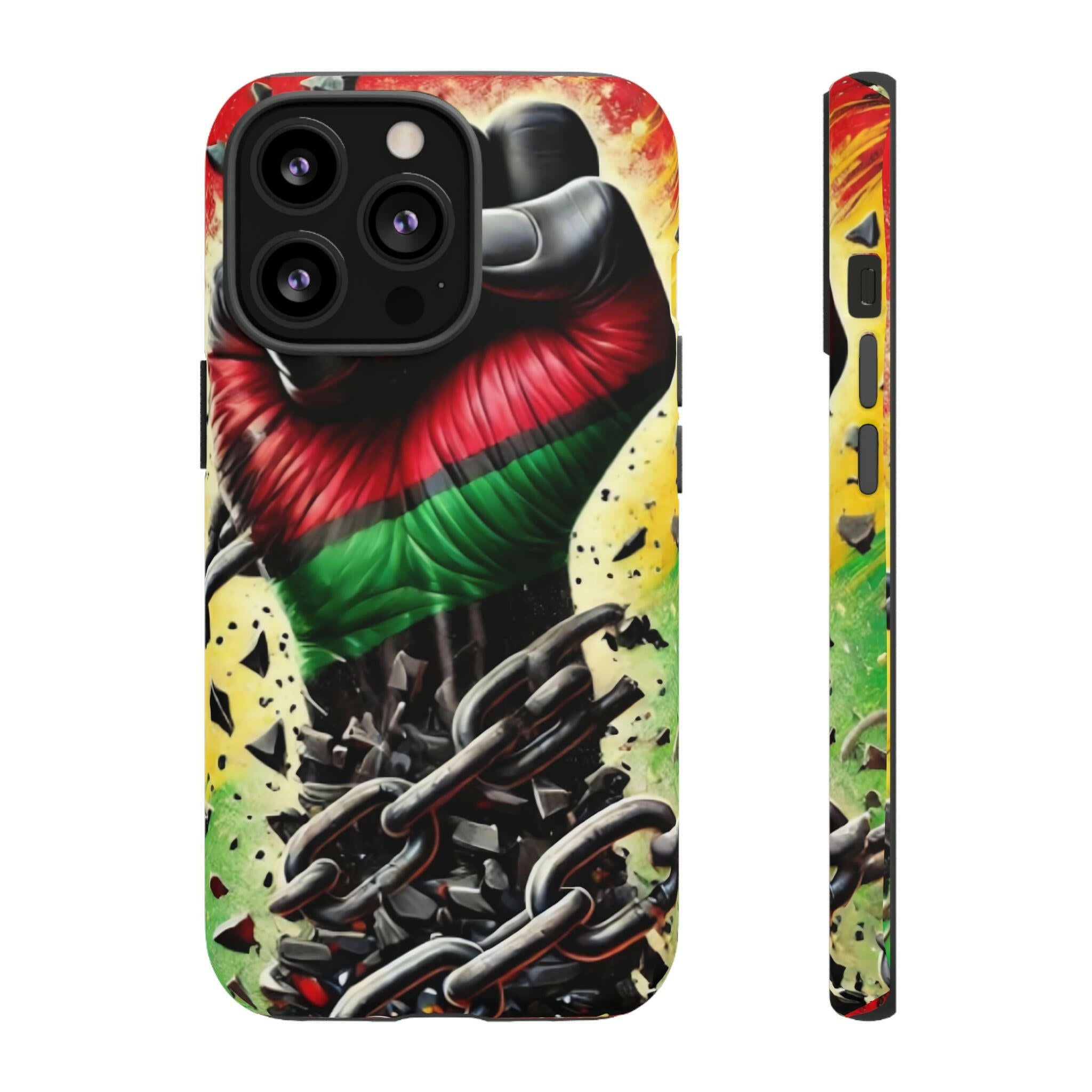 Bold Raised Fist Tough Phone Case - MKCM Modern Designs