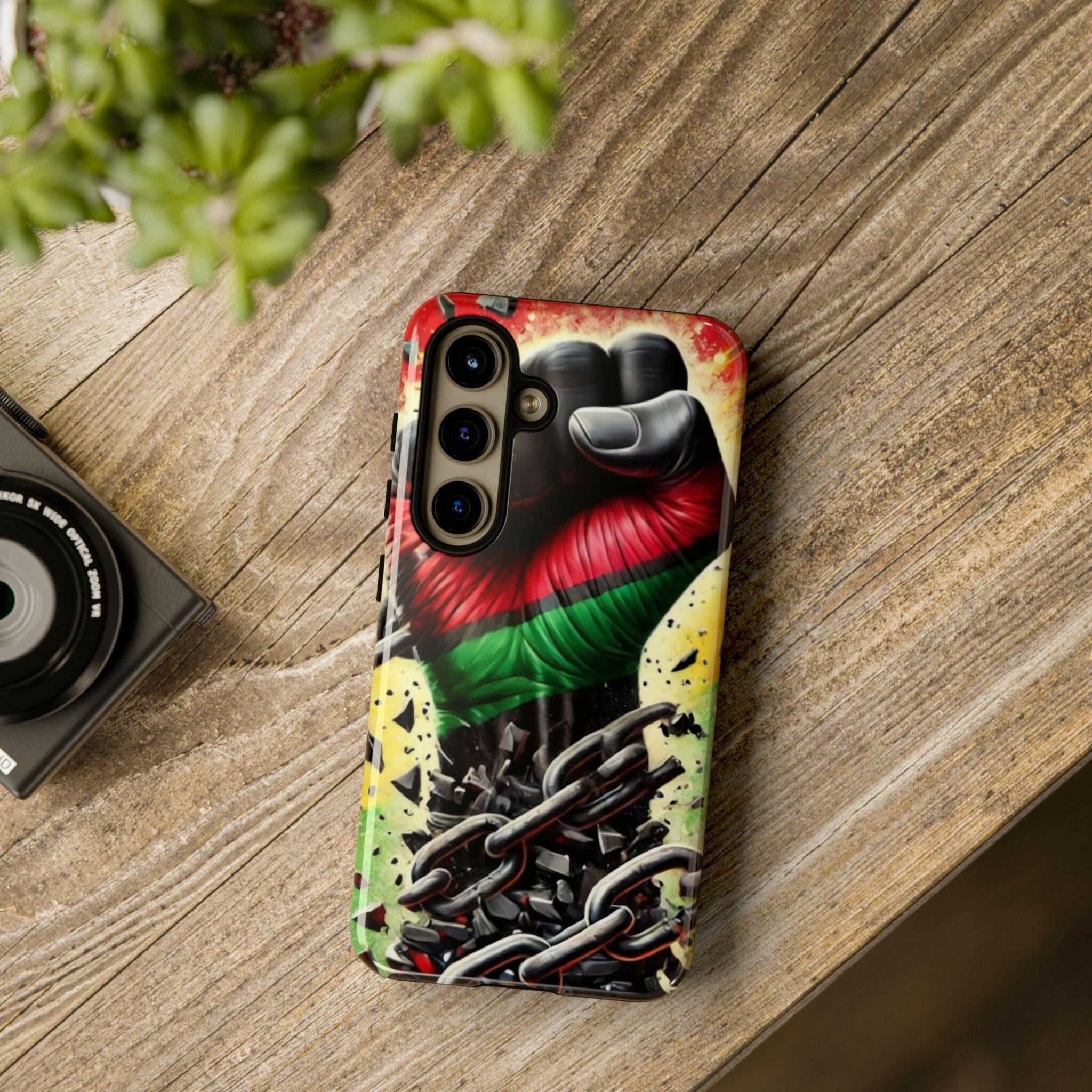 Bold Raised Fist Tough Phone Case - MKCM Modern Designs