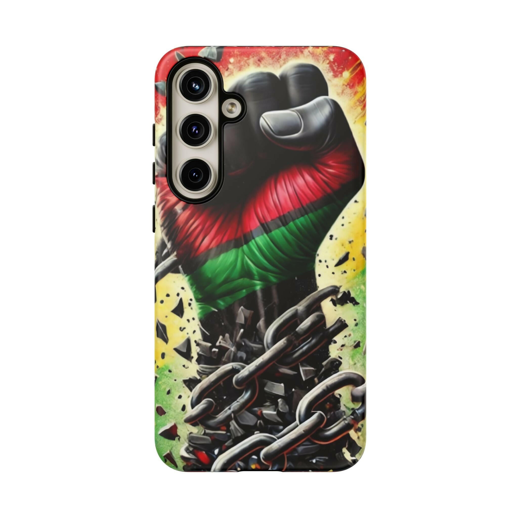 Bold Raised Fist Tough Phone Case - MKCM Modern Designs