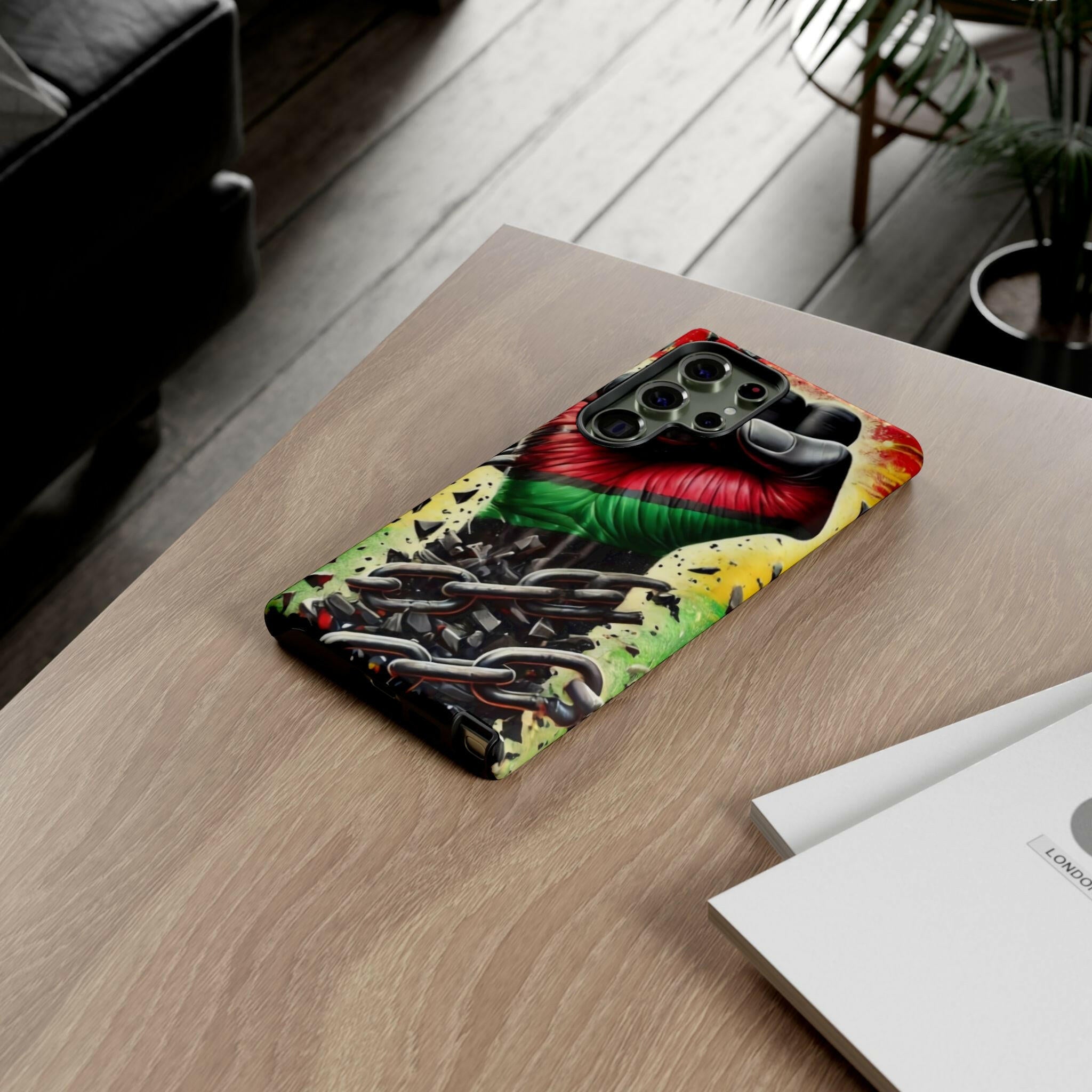 Bold Raised Fist Tough Phone Case - MKCM Modern Designs