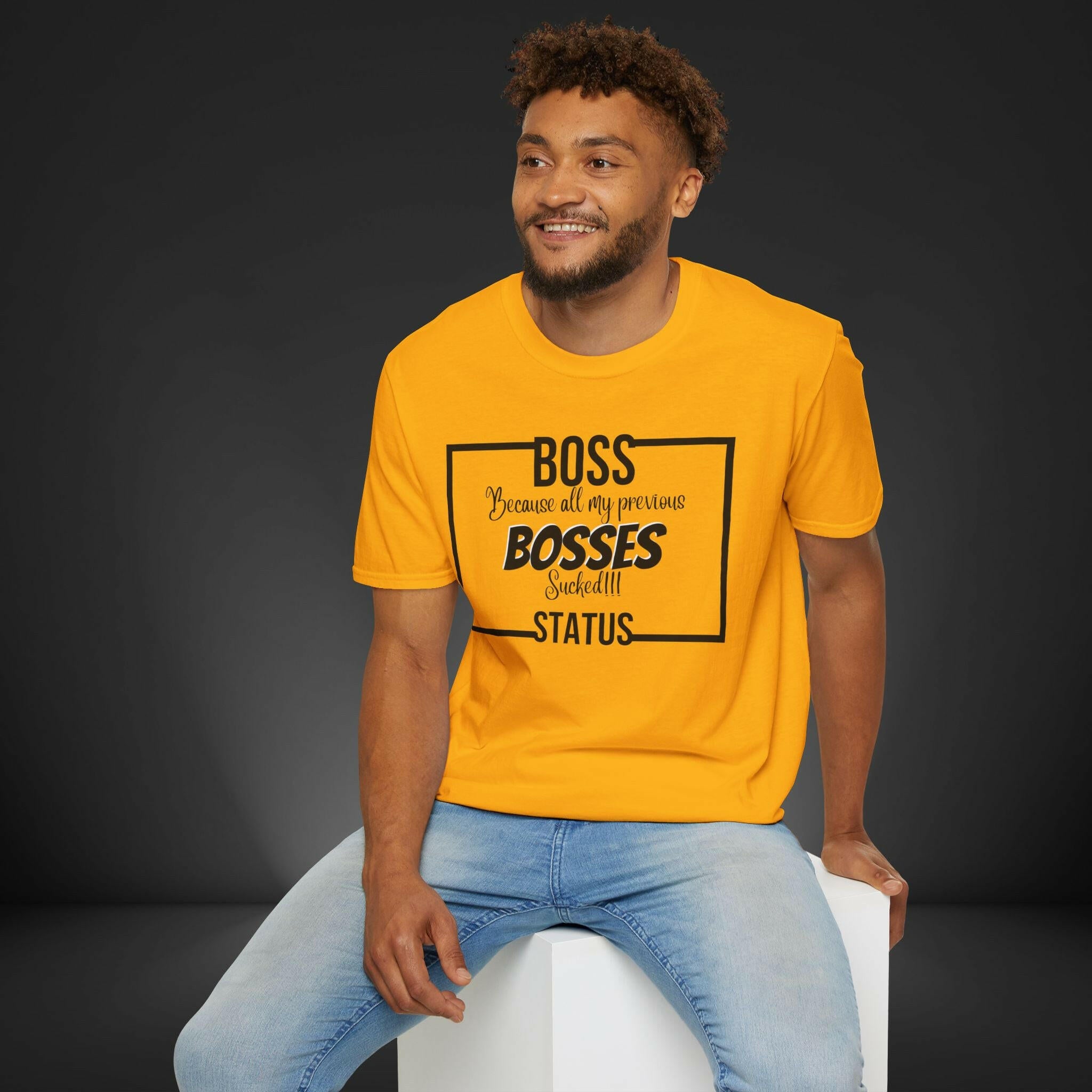 'Boss Status' T-Shirt - MKCM Modern Designs