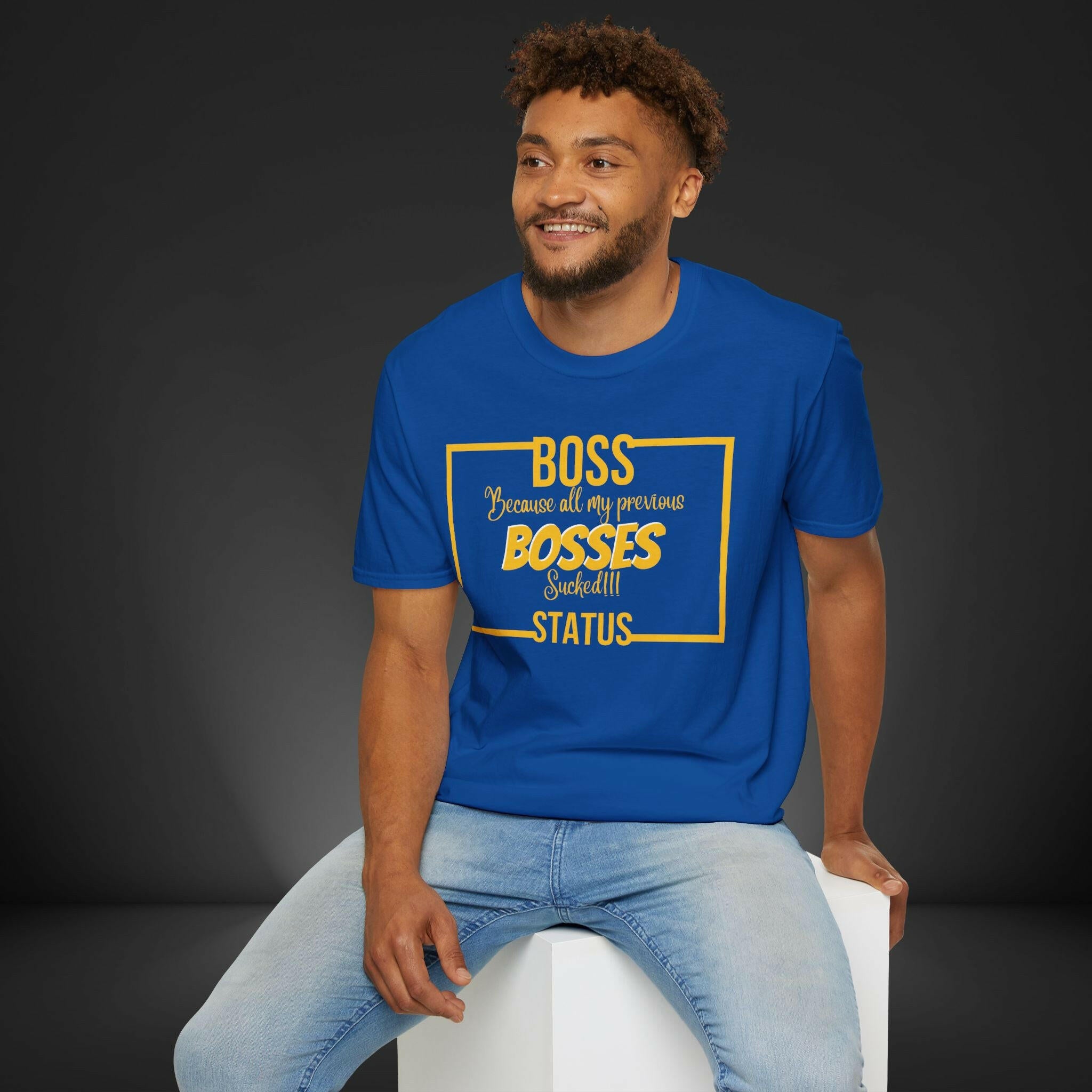 'Boss Status' T-Shirt - MKCM Modern Designs