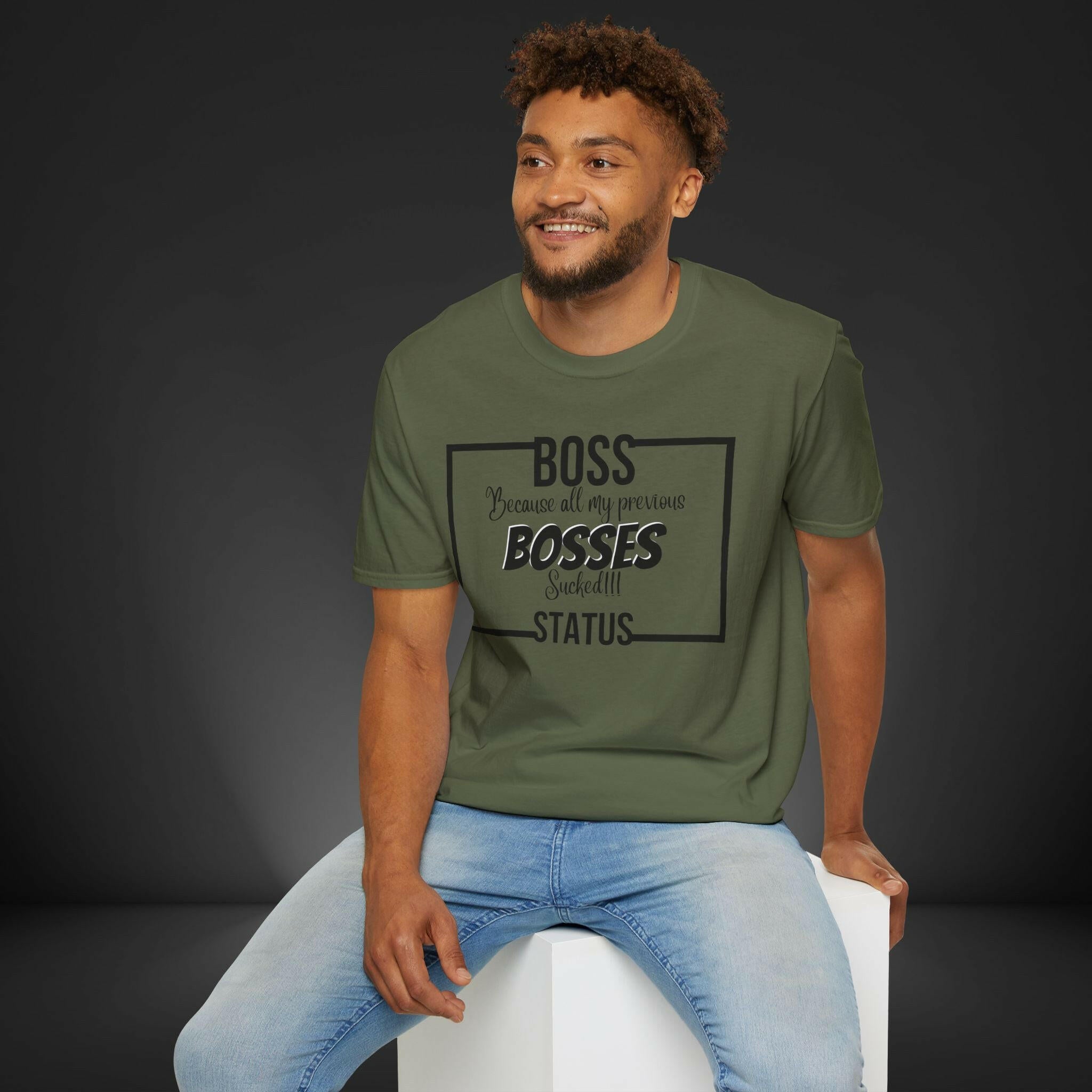 'Boss Status' T-Shirt - MKCM Modern Designs