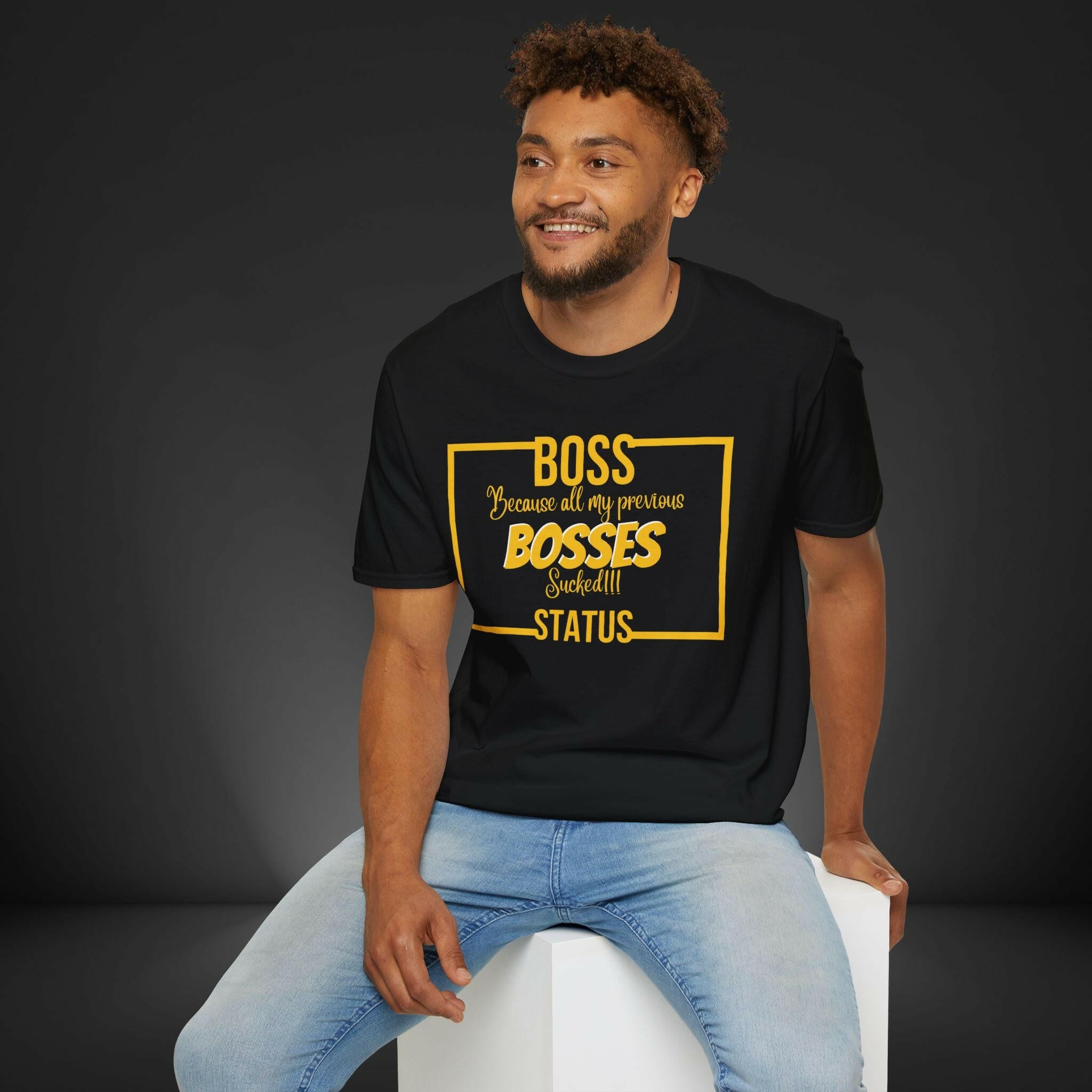 'Boss Status' T-Shirt - MKCM Modern Designs