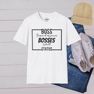 'Boss Status' T-Shirt - MKCM Modern Designs