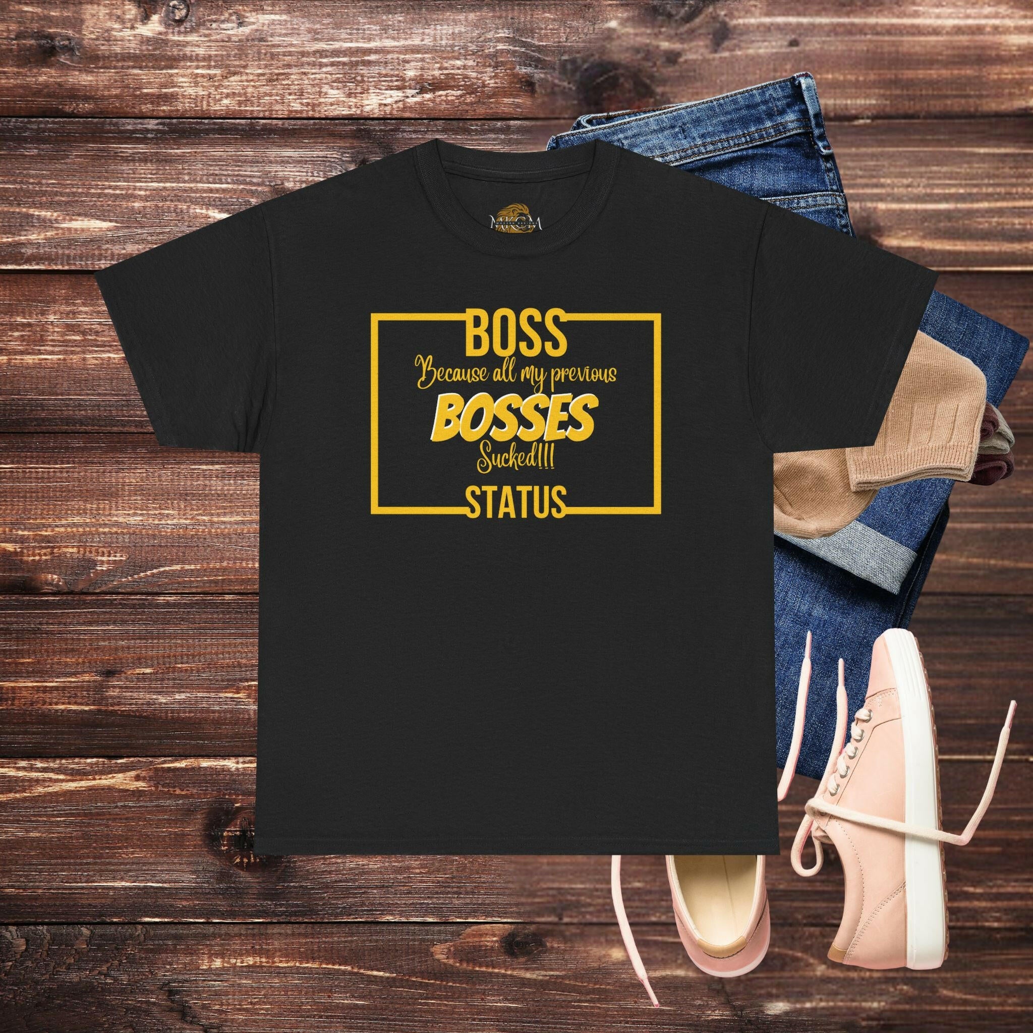 ‘Boss Status' Women's Tee - MKCM Modern Designs