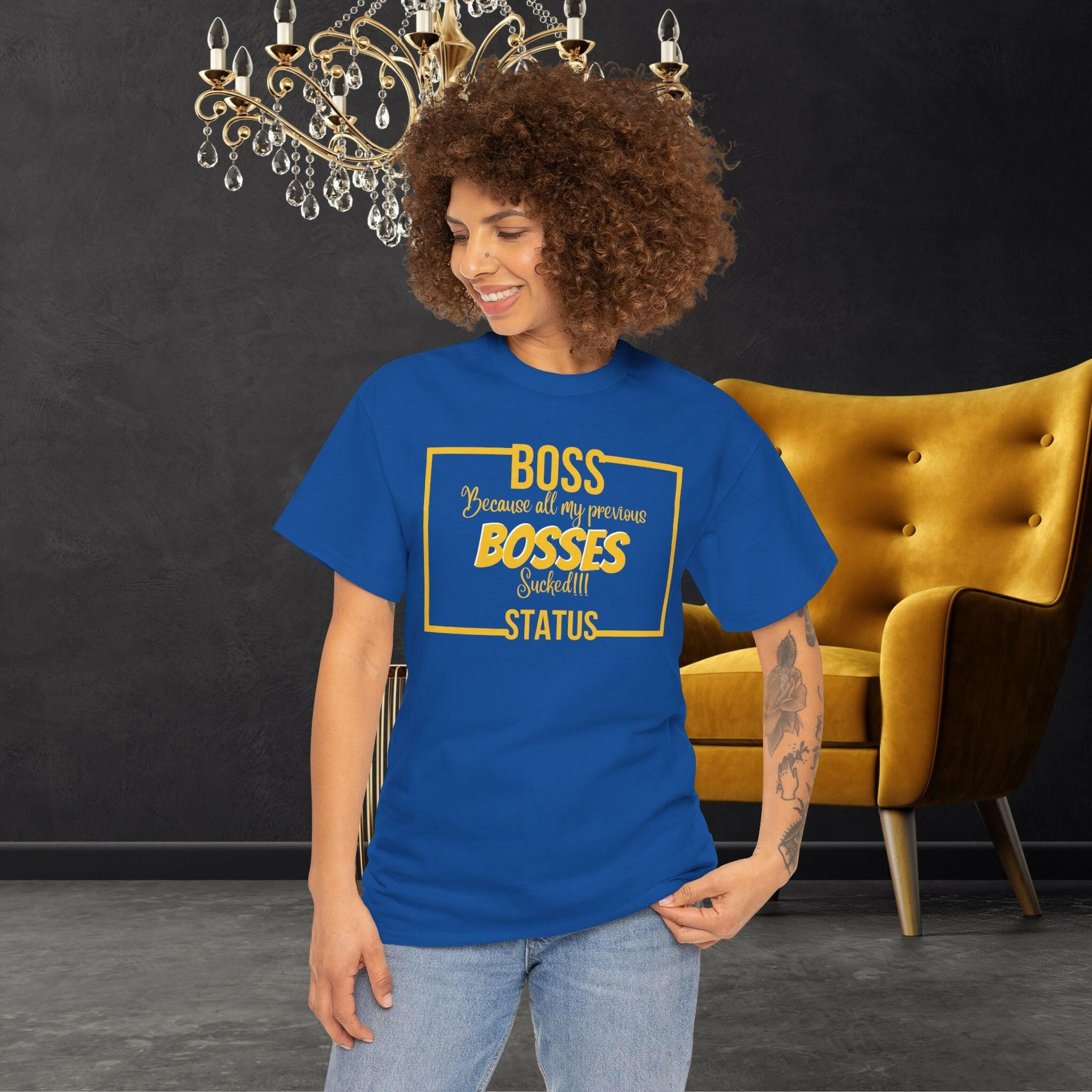 ‘Boss Status' Women's Tee - MKCM Modern Designs