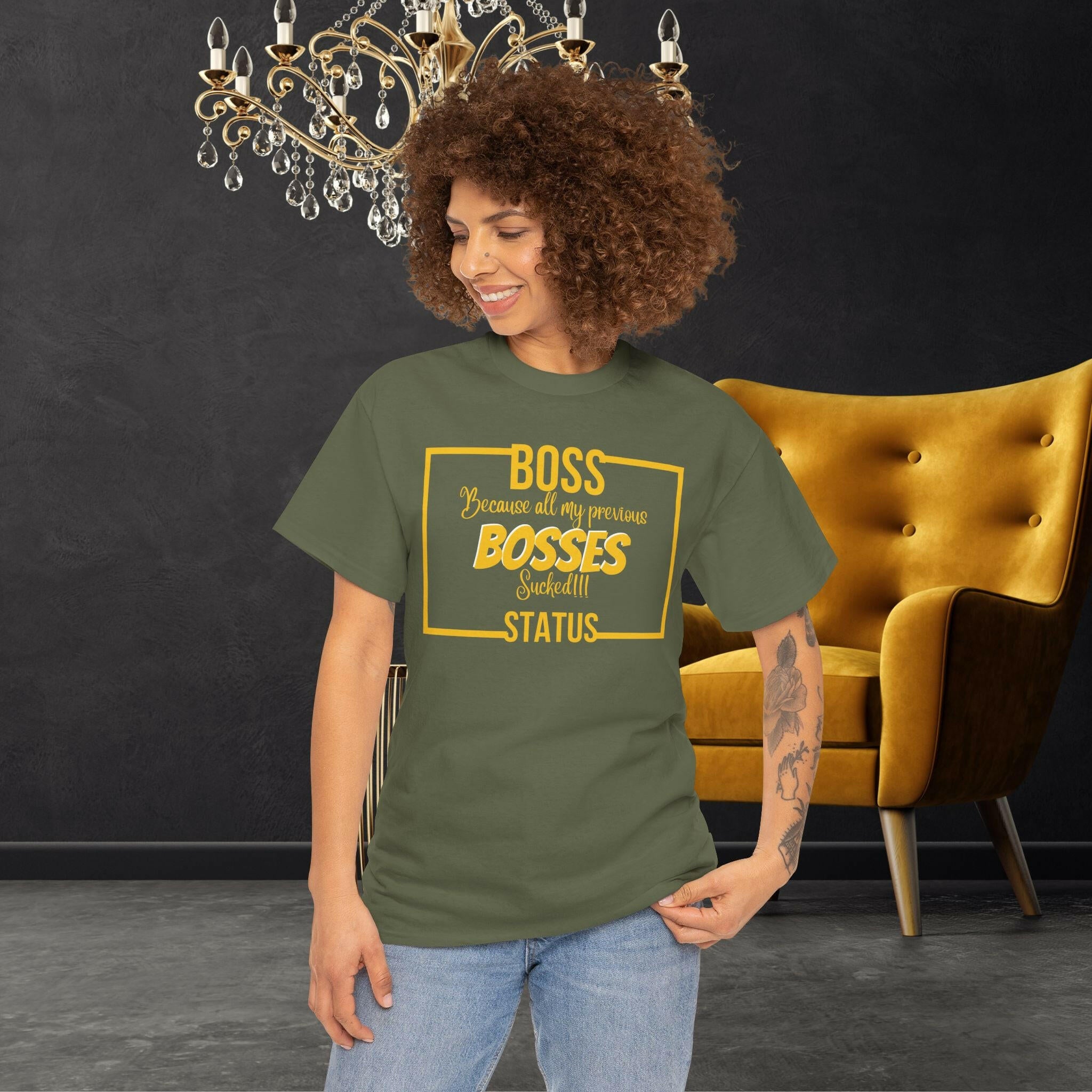 ‘Boss Status' Women's Tee - MKCM Modern Designs