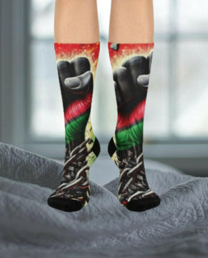 Breaking Chains Socks - MKCM Modern Designs